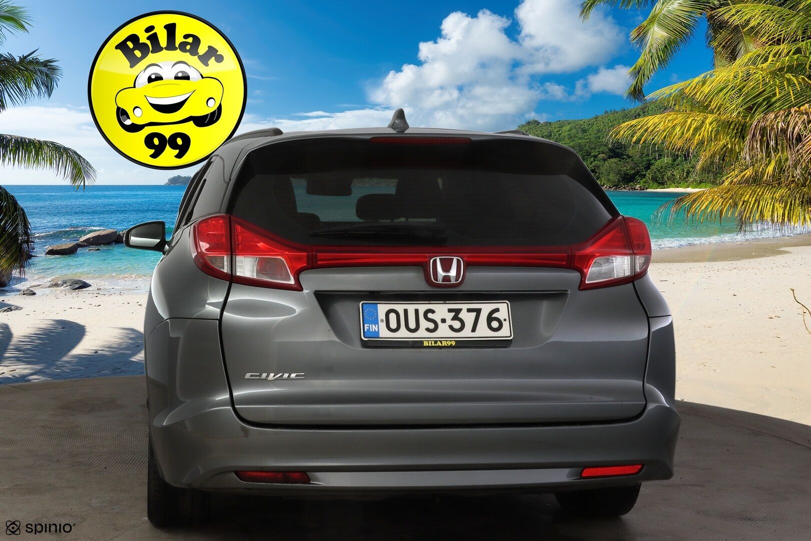 Honda Civic 2015 Tourer 1,8i Joy Edition * Webasto / Vakkari / P-kamera / Sisätila lämmitin * - * Suomi auto / Kahdet renkaat Hondan alu vanteilla *