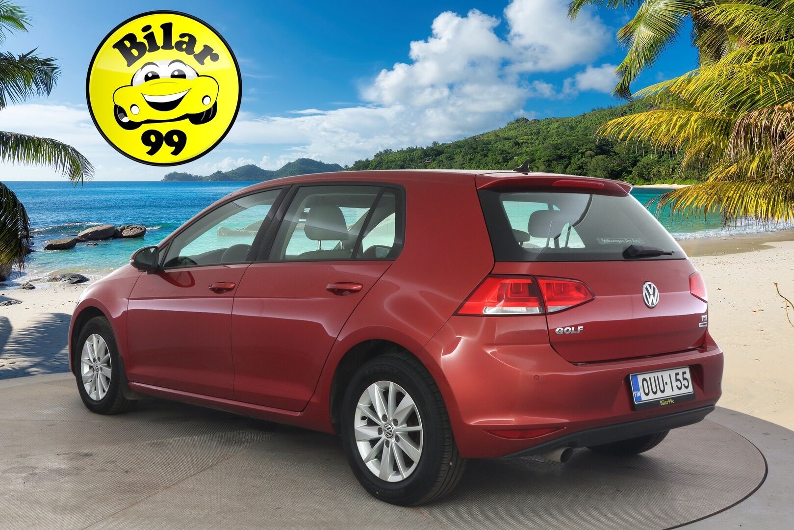 Volkswagen Golf 2015 Comfortline 1,2 TSI 81 kW (110 hv) DSG-automaatti *Webasto / Tutkat / Vakkari / Bluetooth / Aut. Ilmastointi* - *JAKOHIHNA VAIHDETTU 11/24 / 2x Renkaat omilla alumiinivanteilla / Suomi-auto / Huoltokirja*