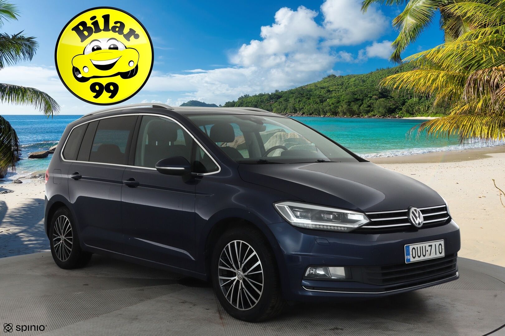 Volkswagen Touran 2016 Highline Launch Edition 1,4 TSI 110 kW DSG 7-Paik **Webasto / Koukku / ACC / Panorama / Adapt.LED / P.kamera / Navi** - Suomi-auto / Kahdet Renkaat