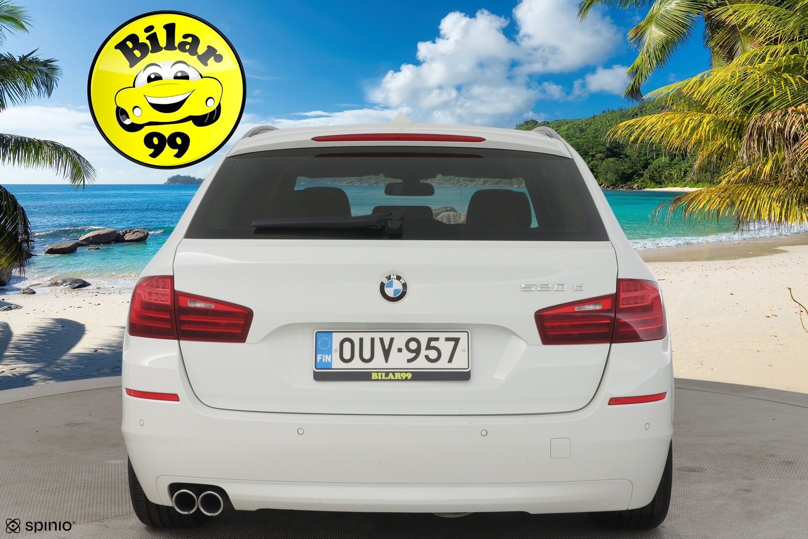 BMW 520 2016 F11 Touring TwinPower A Business Exclusive Edition * Ruskeat nahat / Sähkökontti / Sähkökoukku / Navigointi * - B47 / Juuri katsastettu / Hyvät renkaat! / Suomi-auto *