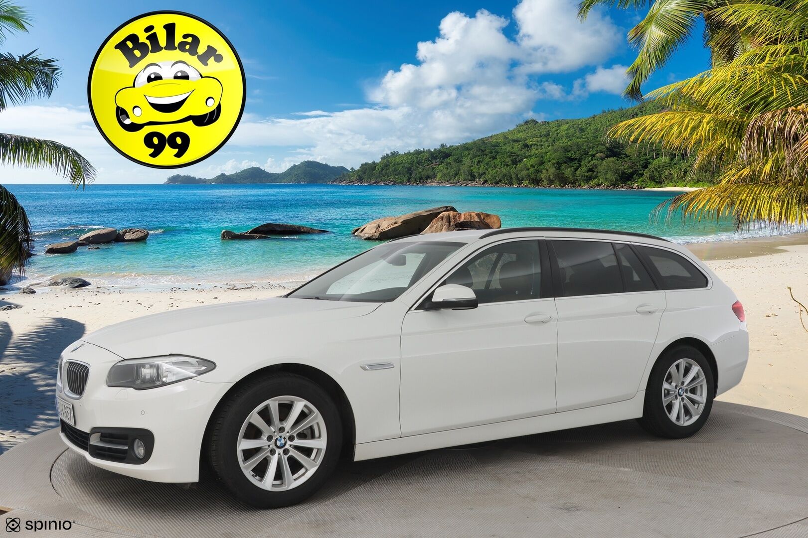 BMW 520 2016 F11 Touring TwinPower A Business Exclusive Edition * Ruskeat nahat / Sähkökontti / Sähkökoukku / Navigointi * - B47 / Juuri katsastettu / Hyvät renkaat! / Suomi-auto *