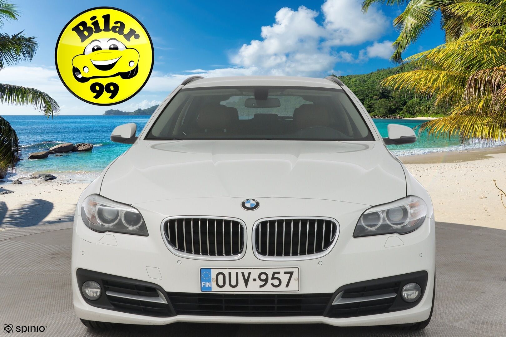 BMW 520 2016 F11 Touring TwinPower A Business Exclusive Edition * Ruskeat nahat / Sähkökontti / Sähkökoukku / Navigointi * - B47 / Juuri katsastettu / Hyvät renkaat! / Suomi-auto *