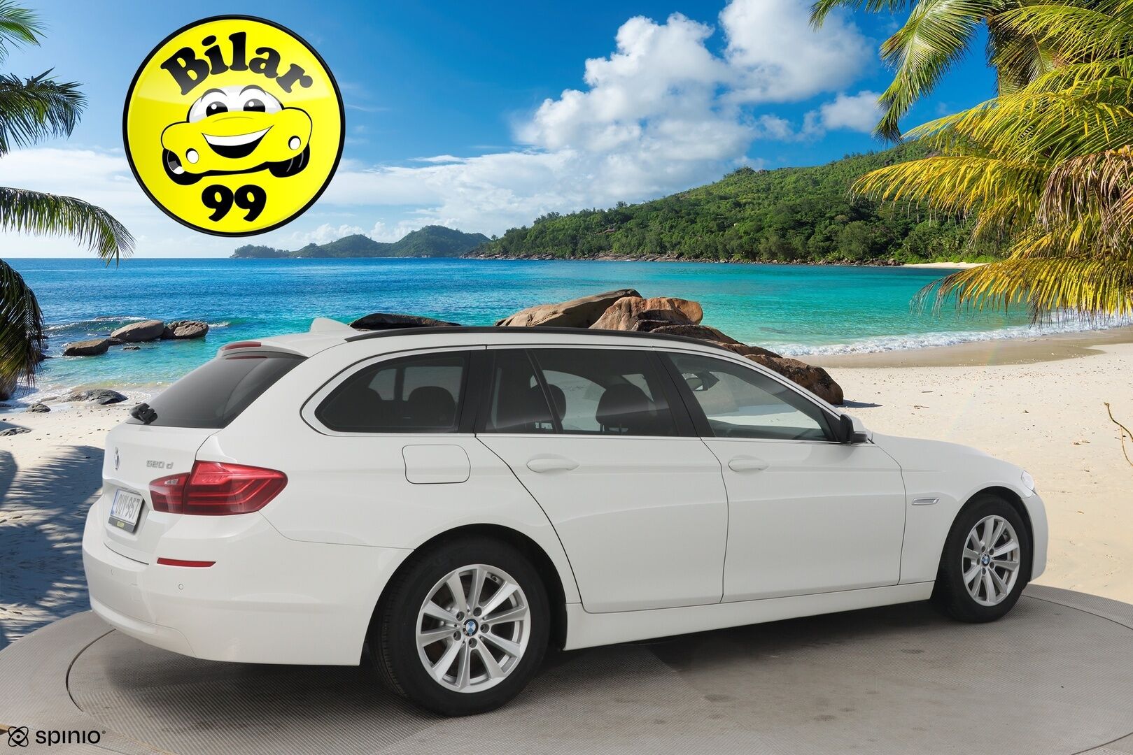 BMW 520 2016 F11 Touring TwinPower A Business Exclusive Edition * Ruskeat nahat / Sähkökontti / Sähkökoukku / Navigointi * - B47 / Juuri katsastettu / Hyvät renkaat! / Suomi-auto *