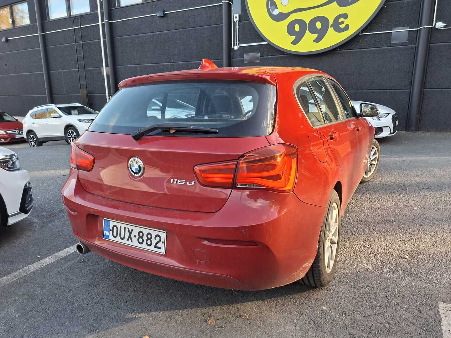 BMW 116 2016 F20 Hatchback 116d A Business - | LED | Vakkari | Lohko | P.Tutka | 2x Kunnon Renkaat | 2x BMW alut | Juuri Katsastettu | Juuri Huollettu |