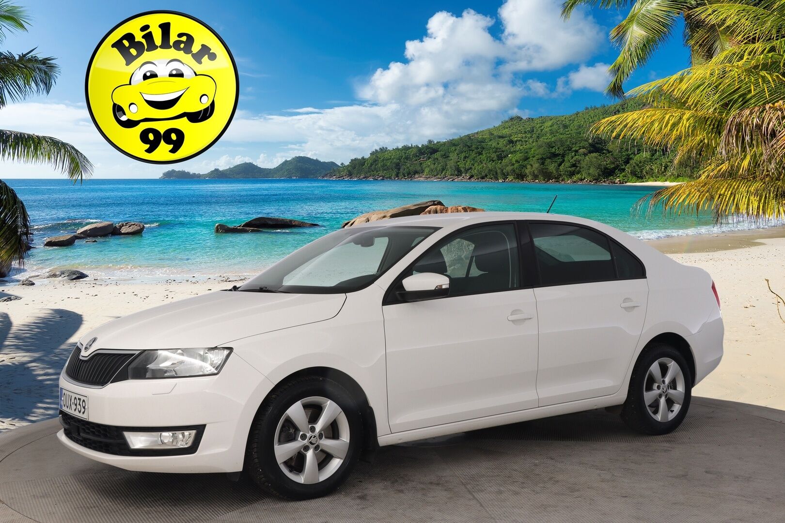 Skoda Rapid 2016 1,4 TSI Style DSG Autom.*Sisätilanlämmitin / Lohkolämmitin / Vakionopeudensäädin / Suomi-auto * - Bluetooth / 2x Avain / Keyless / Front Assist - HULLU BLACKWEEK KORKOTARJOUS 2,49%