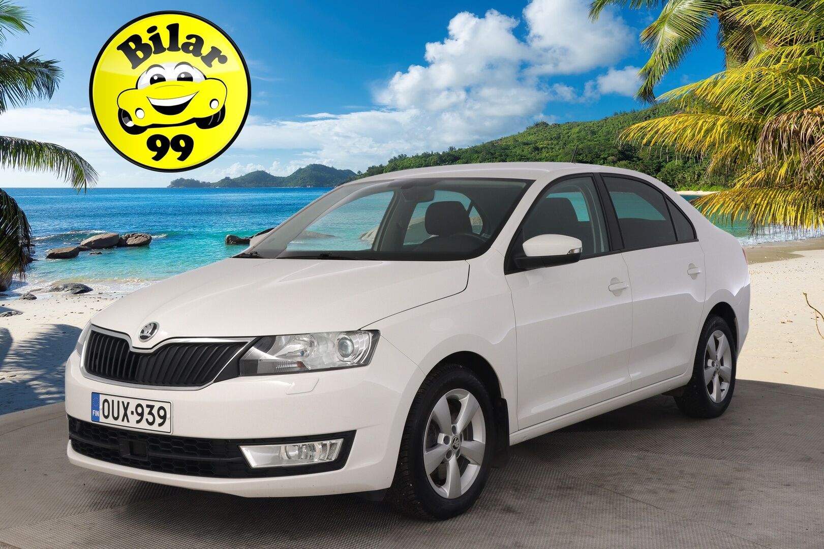 Skoda Rapid 2016 1,4 TSI Style DSG Autom.*Sisätilanlämmitin / Lohkolämmitin / Vakionopeudensäädin / Suomi-auto * - Bluetooth / 2x Avain / Keyless / Front Assist - HULLU BLACKWEEK KORKOTARJOUS 2,49%