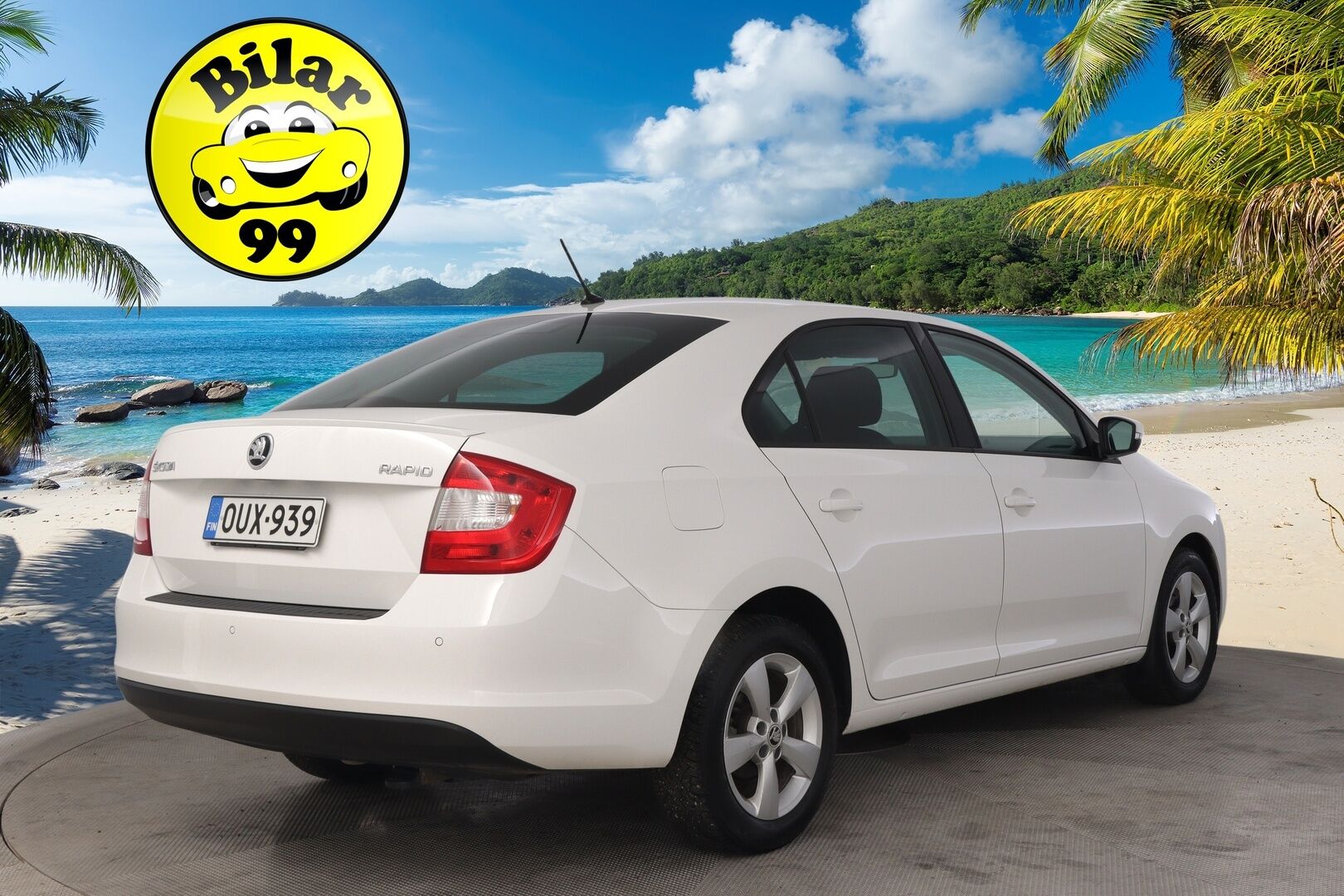 Skoda Rapid 2016 1,4 TSI Style DSG Autom.*Sisätilanlämmitin / Lohkolämmitin / Vakionopeudensäädin / Suomi-auto * - Bluetooth / 2x Avain / Keyless / Front Assist - HULLU BLACKWEEK KORKOTARJOUS 2,49%