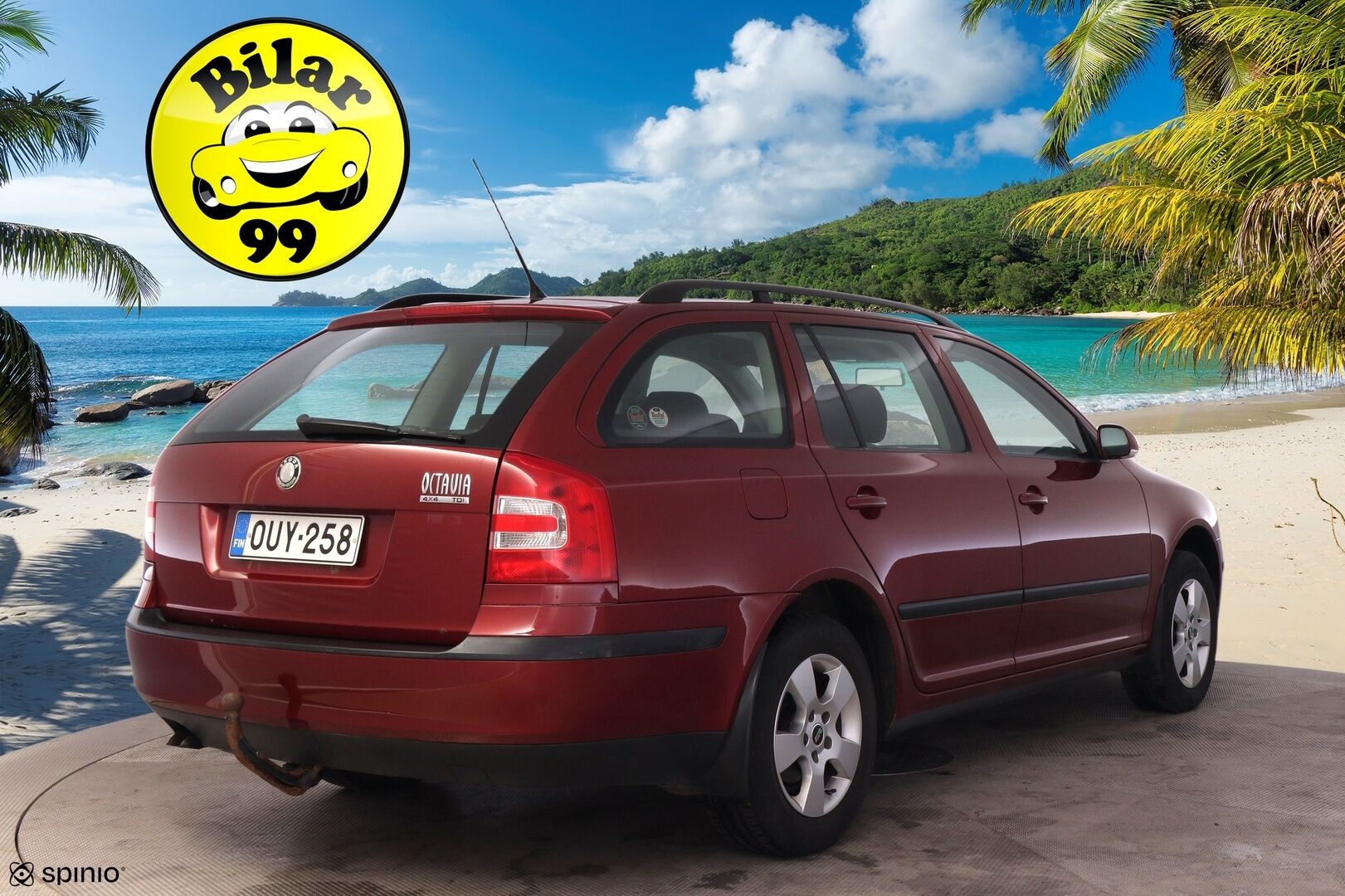 Skoda Octavia 2008 Combi 2,0 TDI DPF 4X4 **Vakkari / Koukku / Ilmastointi / Kahdet renkaat / Suomiauto** - Hihna juuri vaihdettu / Spesiaali neliveto / Uudet nastarenkaat 