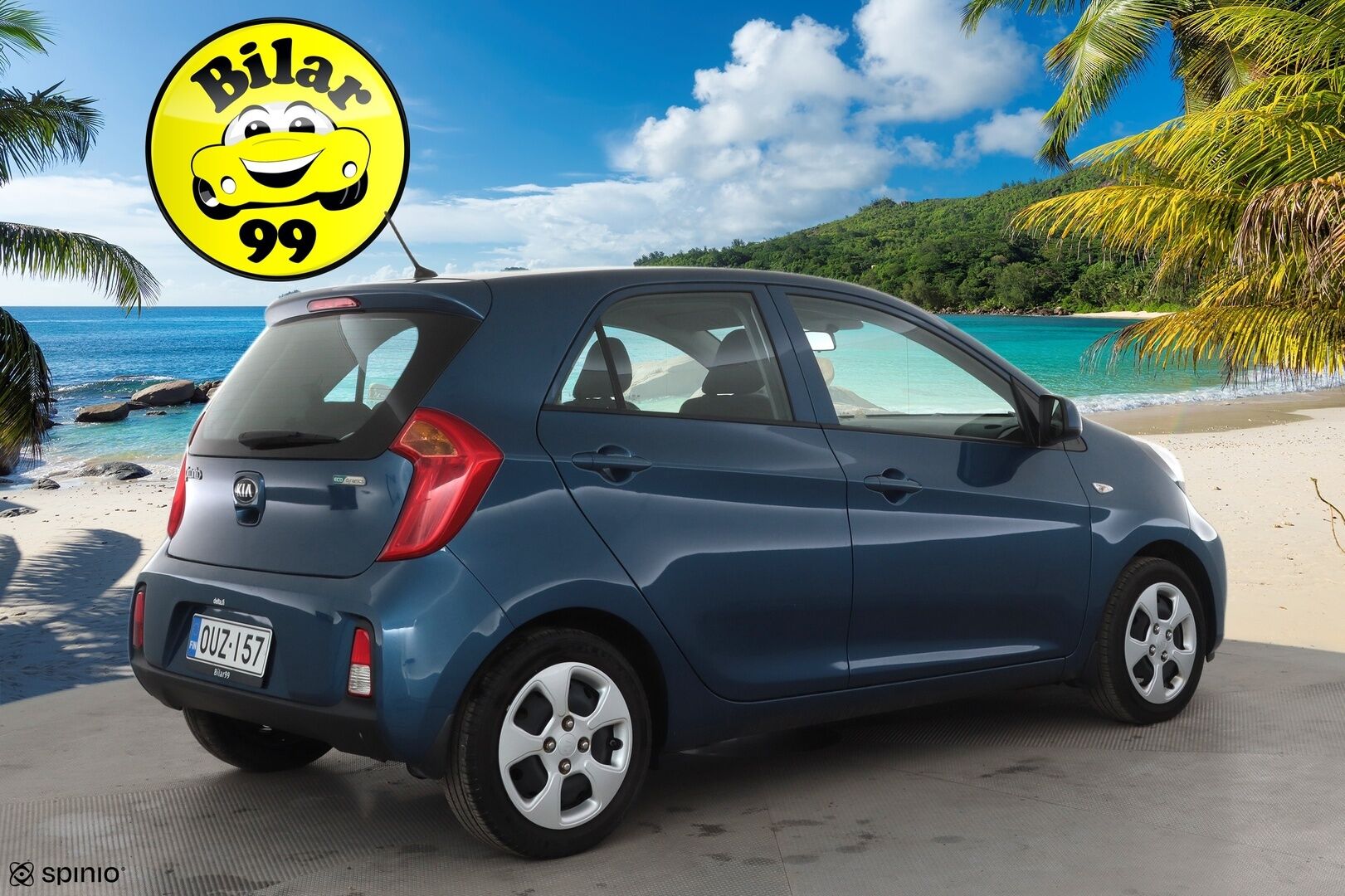 Kia Picanto 2015 1,0 ISG LX 5D EcoDynamics * Lohko&Sisätilanlämmitin / Ilmastointi / Penkinlämmittimet / AUX&USB / Facelift * - 1-om Suomi-auto / Kahdet renkaat - HULLUT AVAJAISHULINAT KORKOTARJOUS 3,29 %