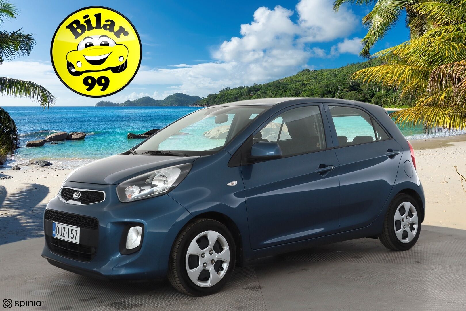 Kia Picanto 2015 1,0 ISG LX 5D EcoDynamics * Lohko&Sisätilanlämmitin / Ilmastointi / Penkinlämmittimet / AUX&USB / Facelift * - 1-om Suomi-auto / Kahdet renkaat - HULLUT AVAJAISHULINAT KORKOTARJOUS 3,29 %