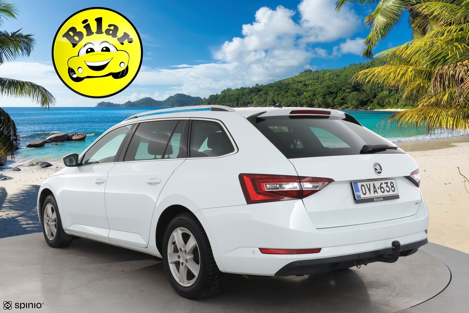 Skoda Superb 2018 Combi 2,0 TDI 190 4x4 Elegance DSG Autom. - | Webasto | ACC | Canton | Muistipenkki | Nahka-alcantara | Apple&Android | Tutkat | Navi | KeylessGo | Sähköluukku | 2x aluvanteet | - KORKO VAIN 3,99 %
