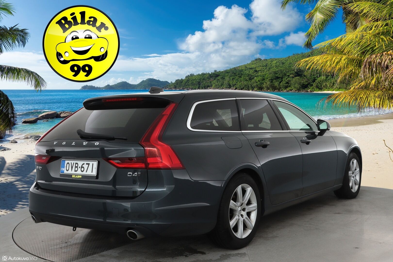 Volvo V90 2017 D4 AWD Momentum aut **Webasto / Adapt.vakkari / Koukku / KeylessGo / Puolinahat / P.tutka**