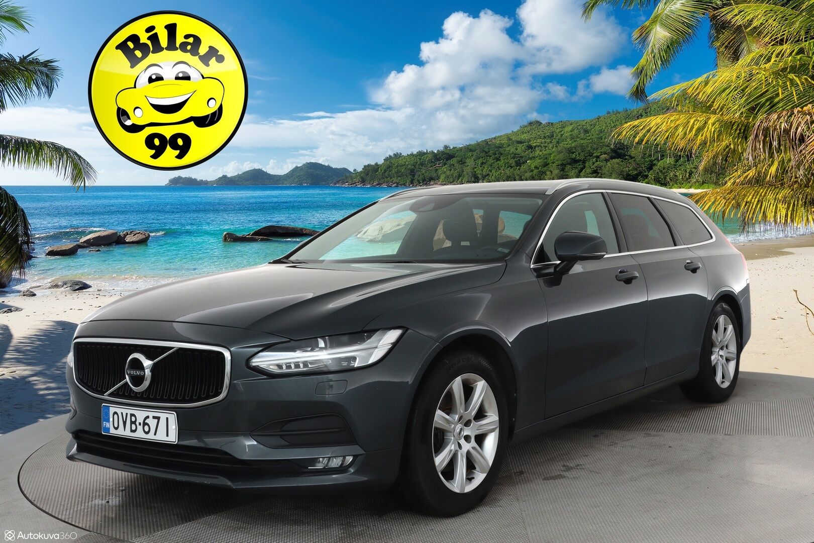Volvo V90 2017 D4 AWD Momentum aut **Webasto / Adapt.vakkari / Koukku / KeylessGo / Puolinahat / P.tutka**