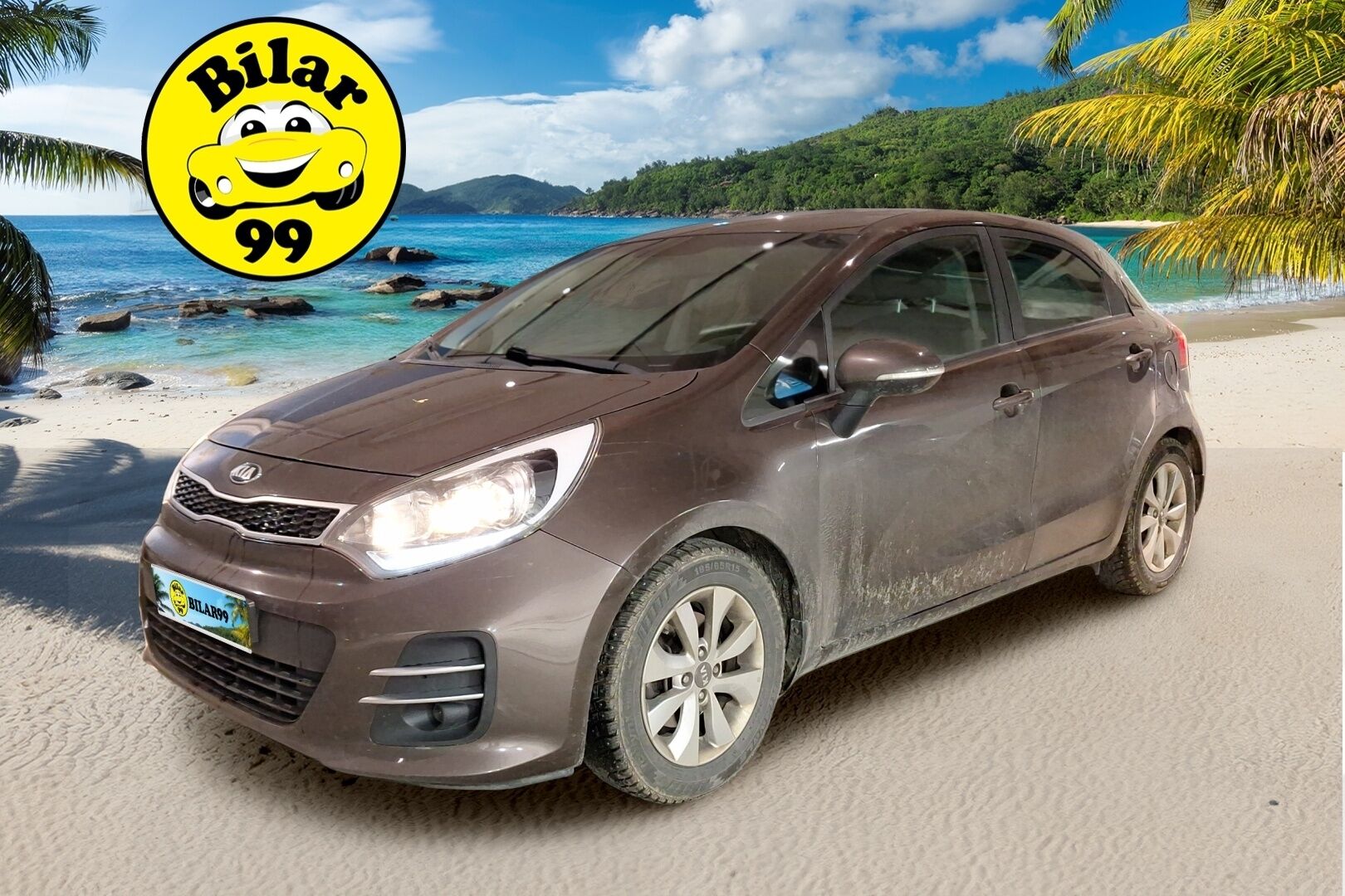 Kia Rio 2016 1,4 EX 5D A/T *Vakkari / Tutka / Lohko / Ratinlämmitin* - Ketterä ja taloudellinen kauppakassi kaksilla Kian alumiinivanteilla. Talveksi uudet nastat!