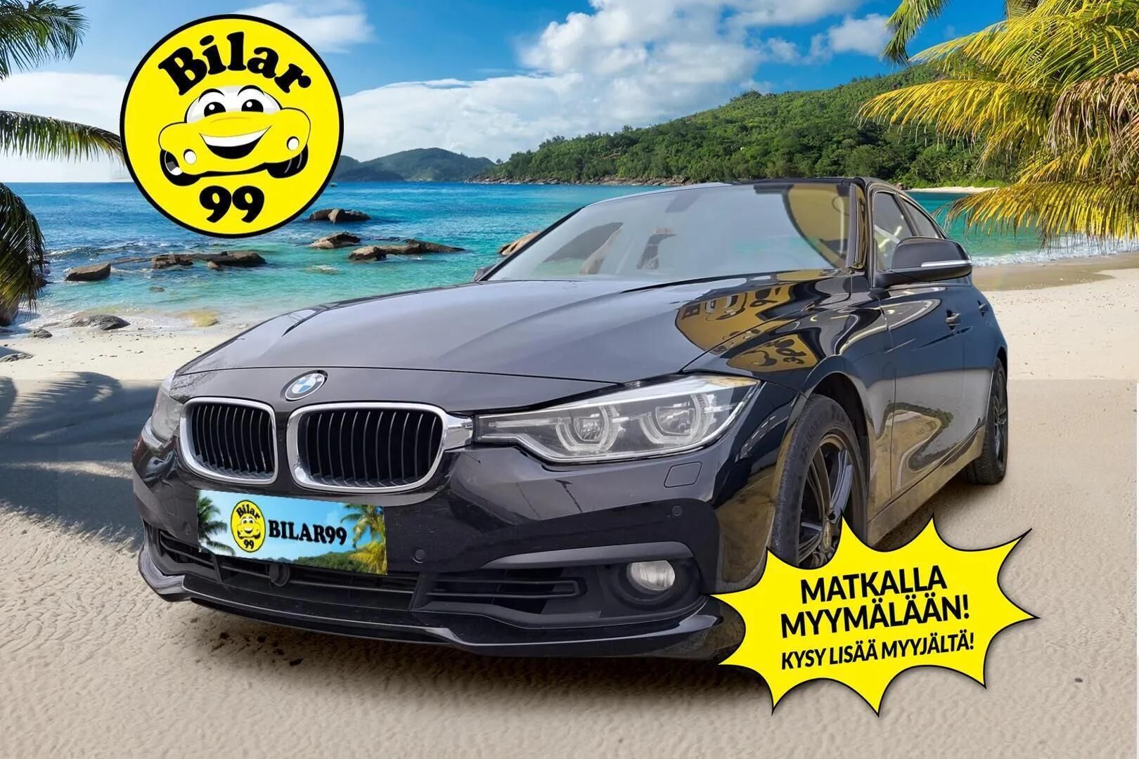 BMW 318 2016 F30 Sedan 318i A Business - | Suomi-auto | Vakionopeudensäädin | Tutkat | Todella siisti kori kilometreihin nähden | Juuri huollettu | Kahdet vanteet + mahtavakuntoiset renkaat |