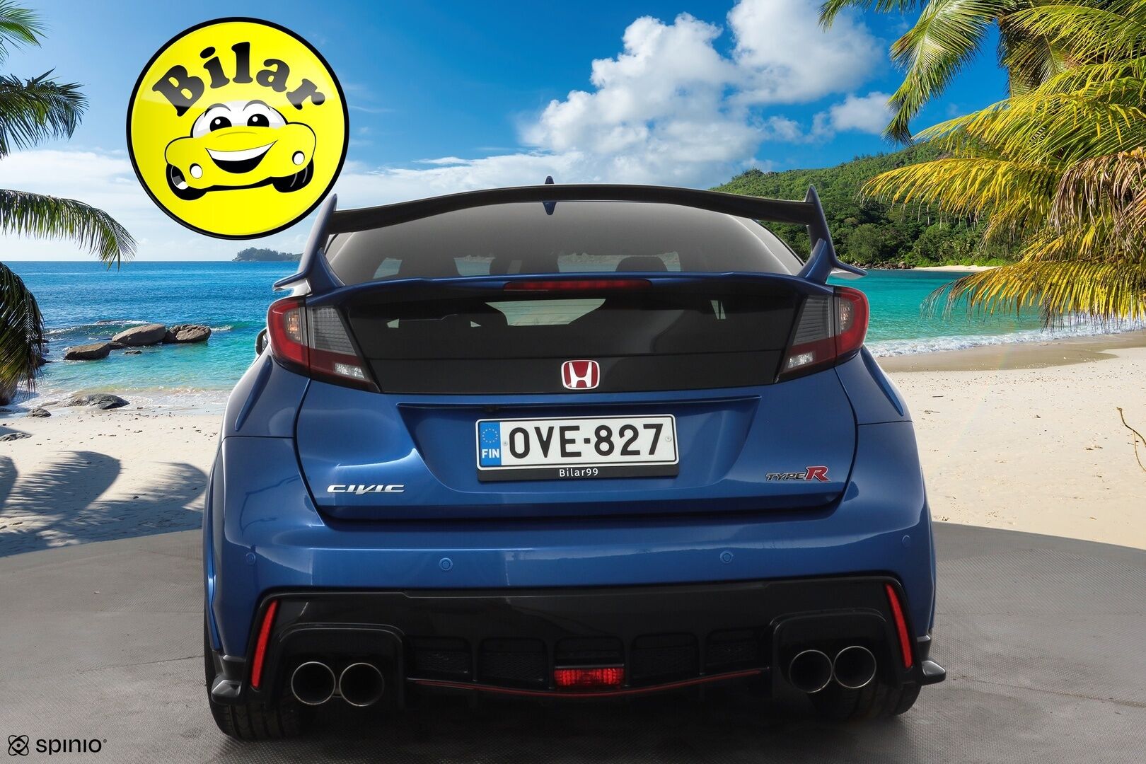 Honda Civic 2016 5D 2,0 Type-R GT - | BBS CHR | Kuppipenkit | Navi | P.kamera | Keyless | BSM | Kaistavahti | +R tila | Lohko + sisälämmitin | LED | BT | 2x renkaat aluin | Huoltokirja | Suomiauto | 