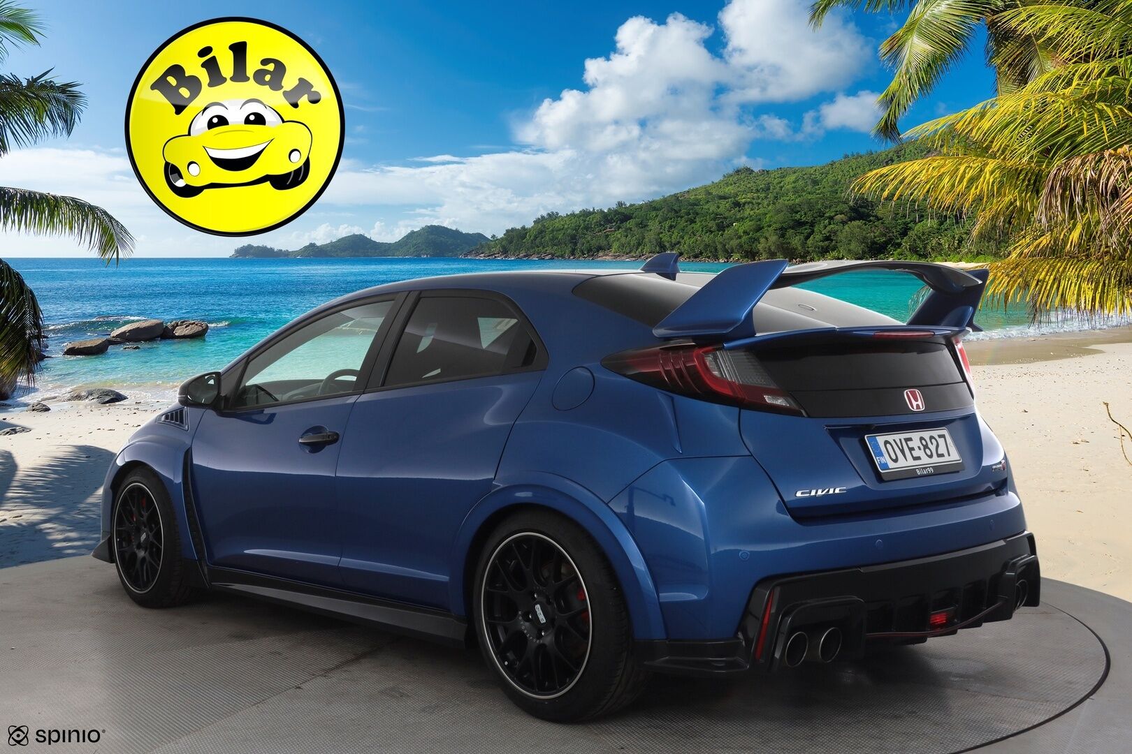 Honda Civic 2016 5D 2,0 Type-R GT - | BBS CHR | Kuppipenkit | Navi | P.kamera | Keyless | BSM | Kaistavahti | +R tila | Lohko + sisälämmitin | LED | BT | 2x renkaat aluin | Huoltokirja | Suomiauto | 