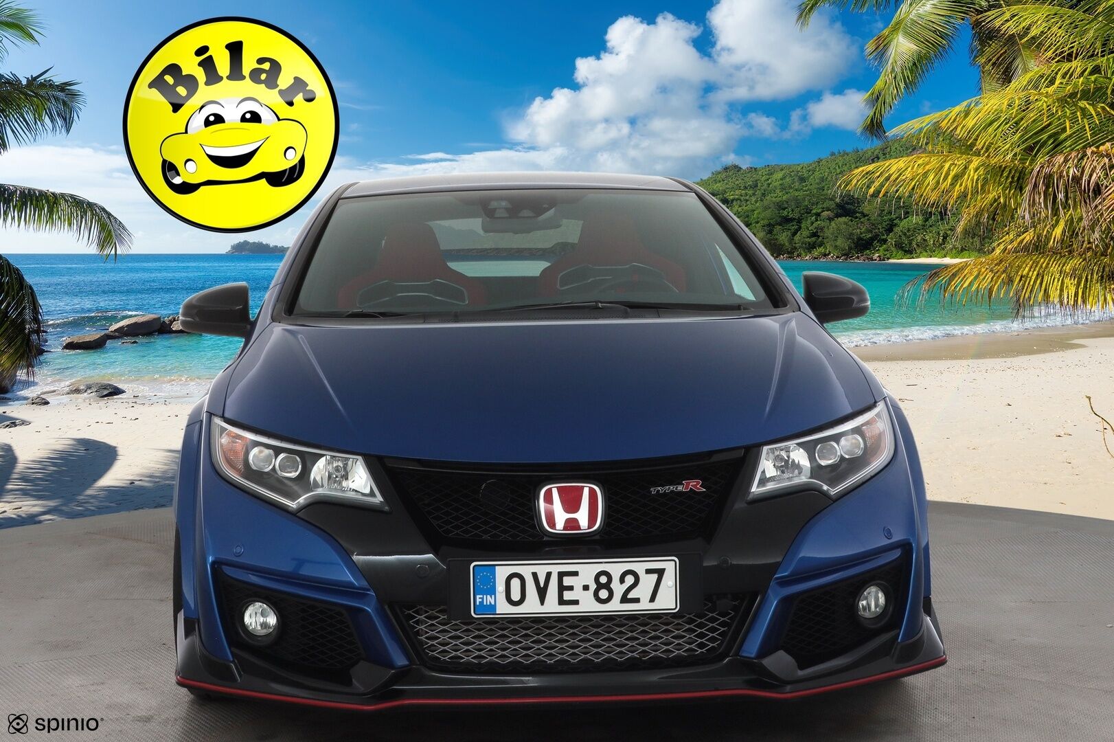 Honda Civic 2016 5D 2,0 Type-R GT - | BBS CHR | Kuppipenkit | Navi | P.kamera | Keyless | BSM | Kaistavahti | +R tila | Lohko + sisälämmitin | LED | BT | 2x renkaat aluin | Huoltokirja | Suomiauto | 