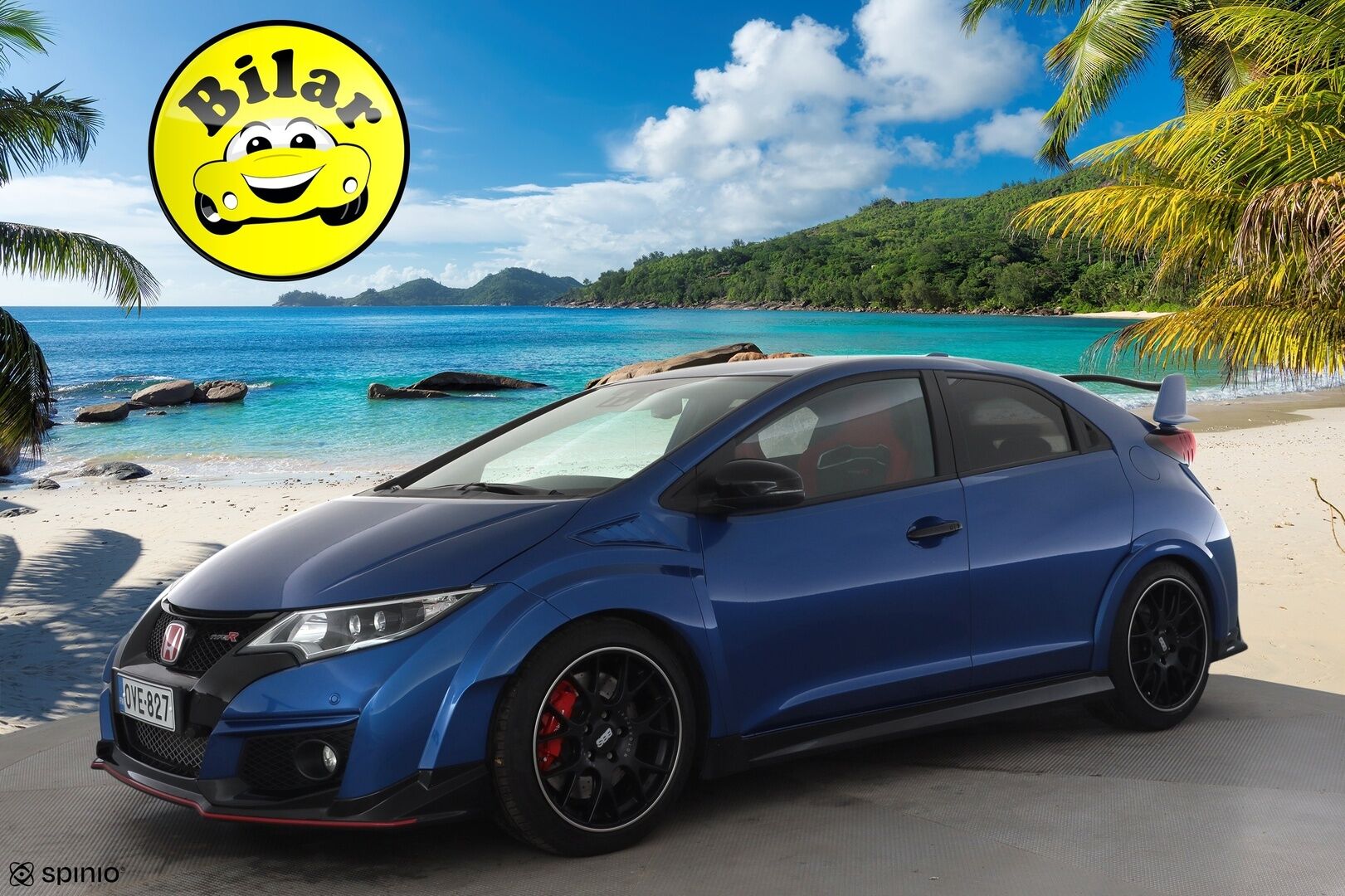 Honda Civic 2016 5D 2,0 Type-R GT - | BBS CHR | Kuppipenkit | Navi | P.kamera | Keyless | BSM | Kaistavahti | +R tila | Lohko + sisälämmitin | LED | BT | 2x renkaat aluin | Huoltokirja | Suomiauto | 