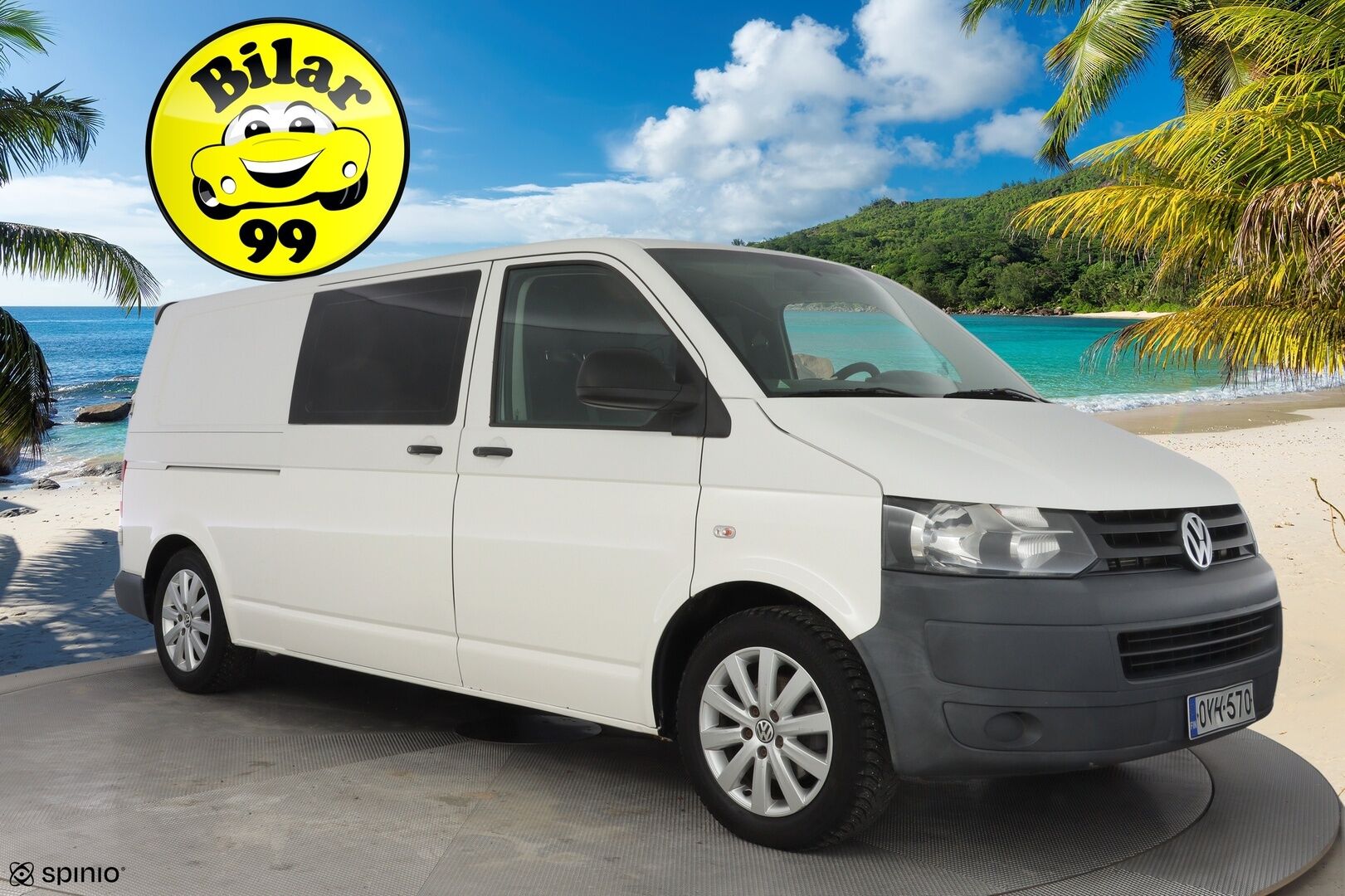 Volkswagen Transporter 2010 2.0 TDI 103 kW Umpipakettiauto *Bluetooth / Ilmastointi / Kosketusnäyttö soitin* - Kahdet vanteet + Renkaat / Viimeisin huolto 318tkm + Jakopää