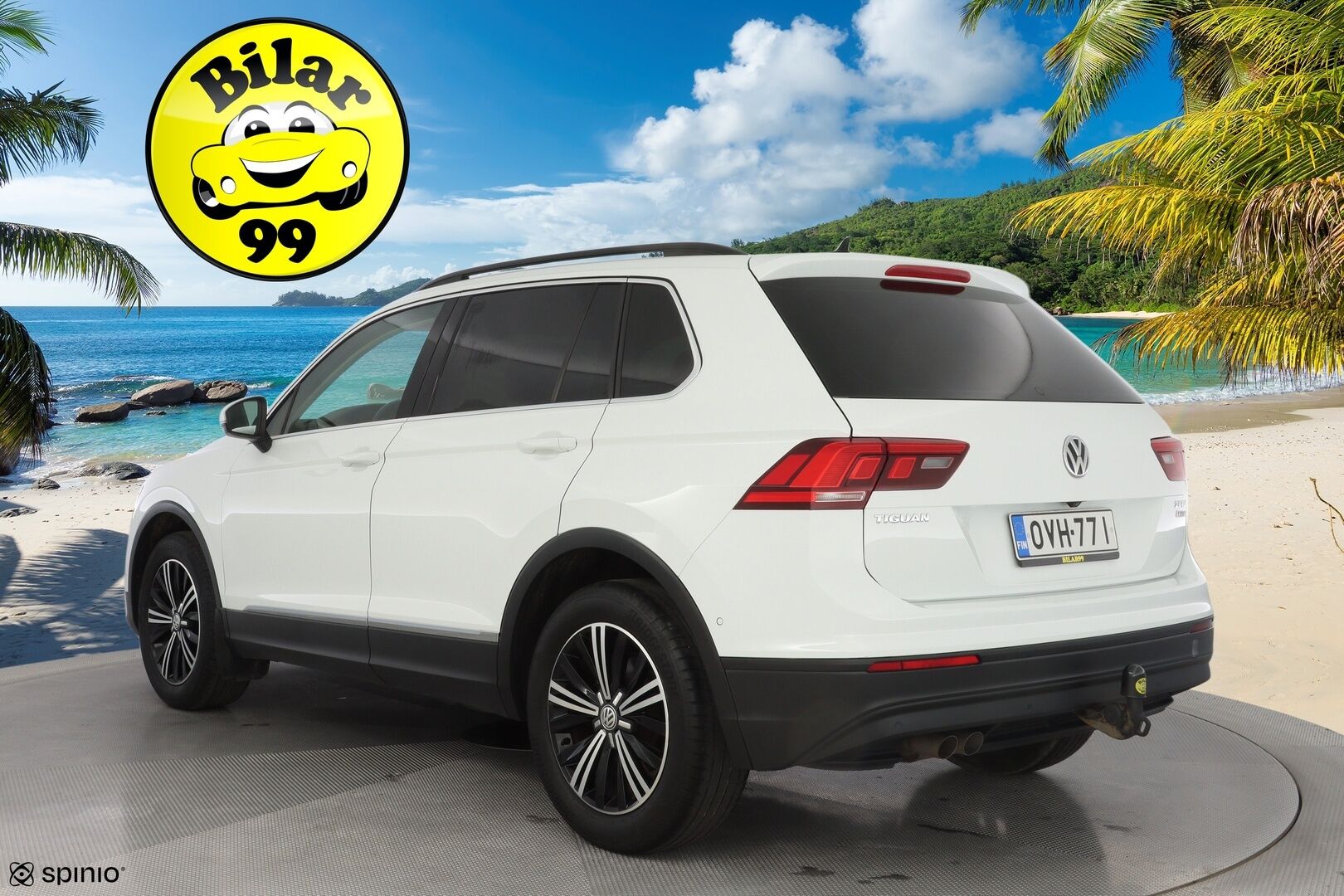 Volkswagen Tiguan 2016 Comfortline 2,0 TDI SCR 110 kW (150 hv) 4MOTION DSG  *Webasto / ACC / Koukku / Kamera / Navi / Ratinlämmitin / Lane assist* - Suomi-auto / Kahdet alumiinivanteet / Viimeisin huolto 223tkm! / Jakopää 192tkm kohdalla! 