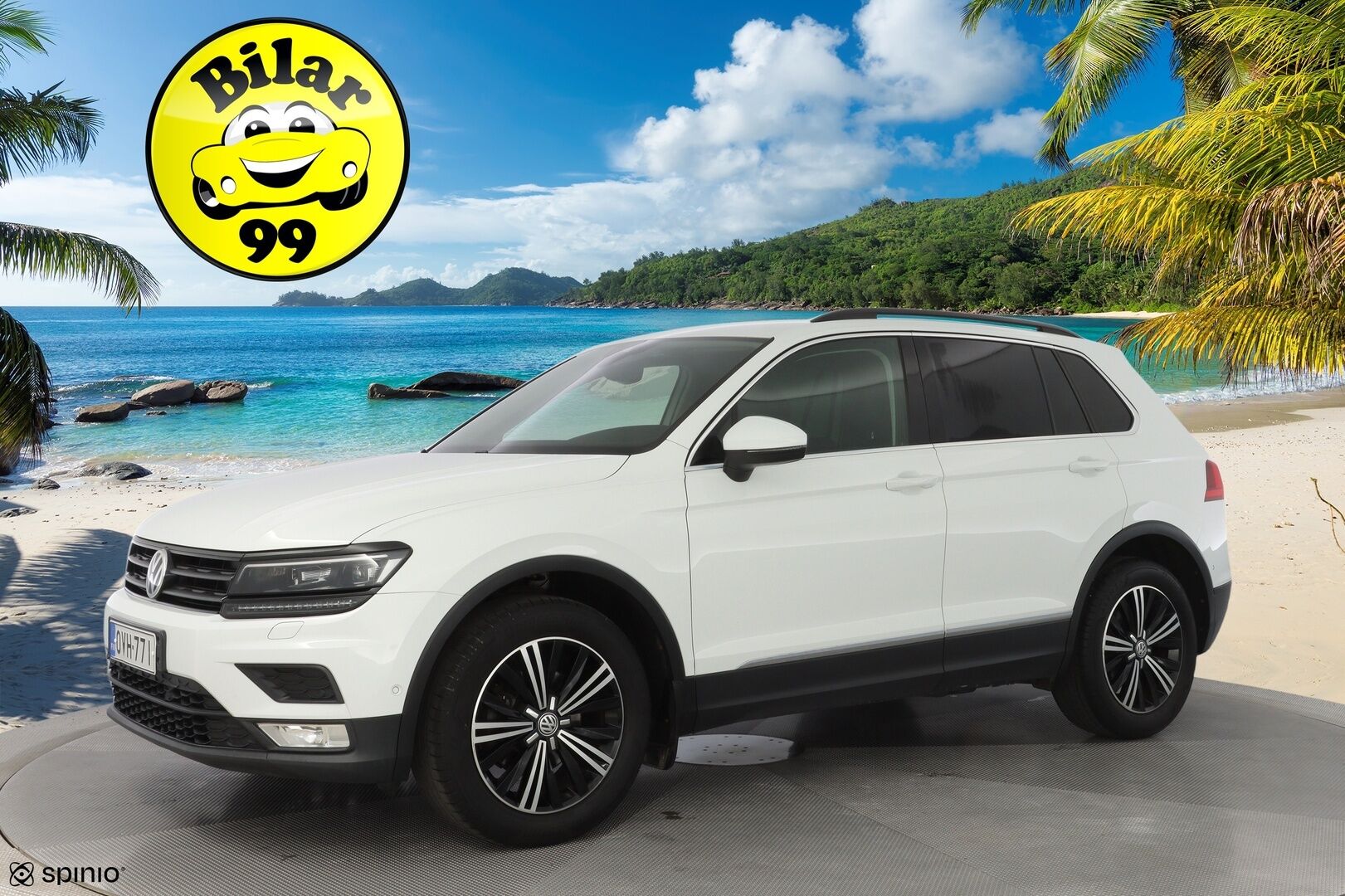 Volkswagen Tiguan 2016 Comfortline 2,0 TDI SCR 110 kW (150 hv) 4MOTION DSG  *Webasto / ACC / Koukku / Kamera / Navi / Ratinlämmitin / Lane assist* - Suomi-auto / Kahdet alumiinivanteet / Viimeisin huolto 223tkm! / Jakopää 192tkm kohdalla! 
