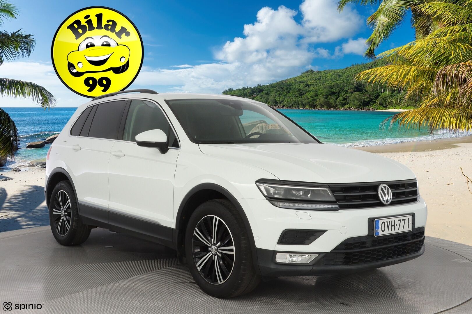 Volkswagen Tiguan 2016 Comfortline 2,0 TDI SCR 110 kW (150 hv) 4MOTION DSG  *Webasto / ACC / Koukku / Kamera / Navi / Ratinlämmitin / Lane assist* - Suomi-auto / Kahdet alumiinivanteet / Viimeisin huolto 223tkm! / Jakopää 192tkm kohdalla! 
