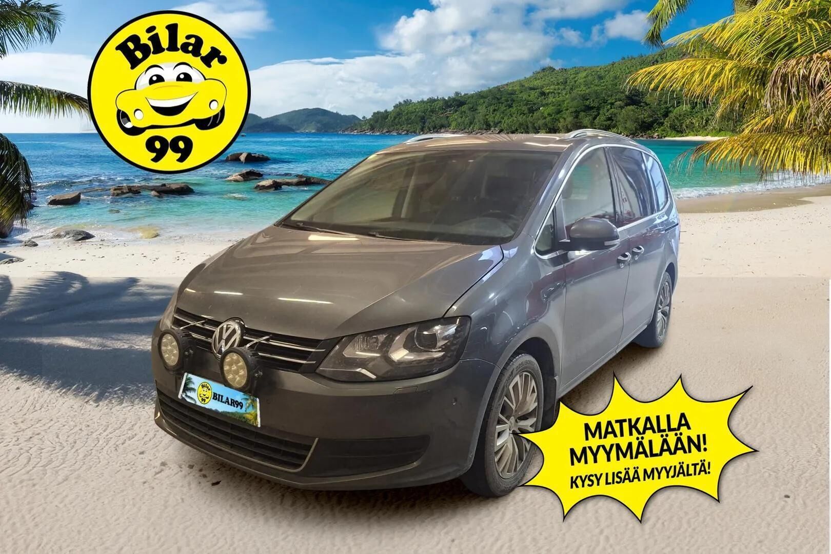 Volkswagen Sharan 2016 Comfortline 2,0 TDI 110 kW (150 hv) DSG-automaatti - 7-p Suomi-auto | Koukku | Webasto | Sähköovet | P. Tutkat | Sähkökontti | Hihna 10/25! - KORKO VAIN 3,99 %