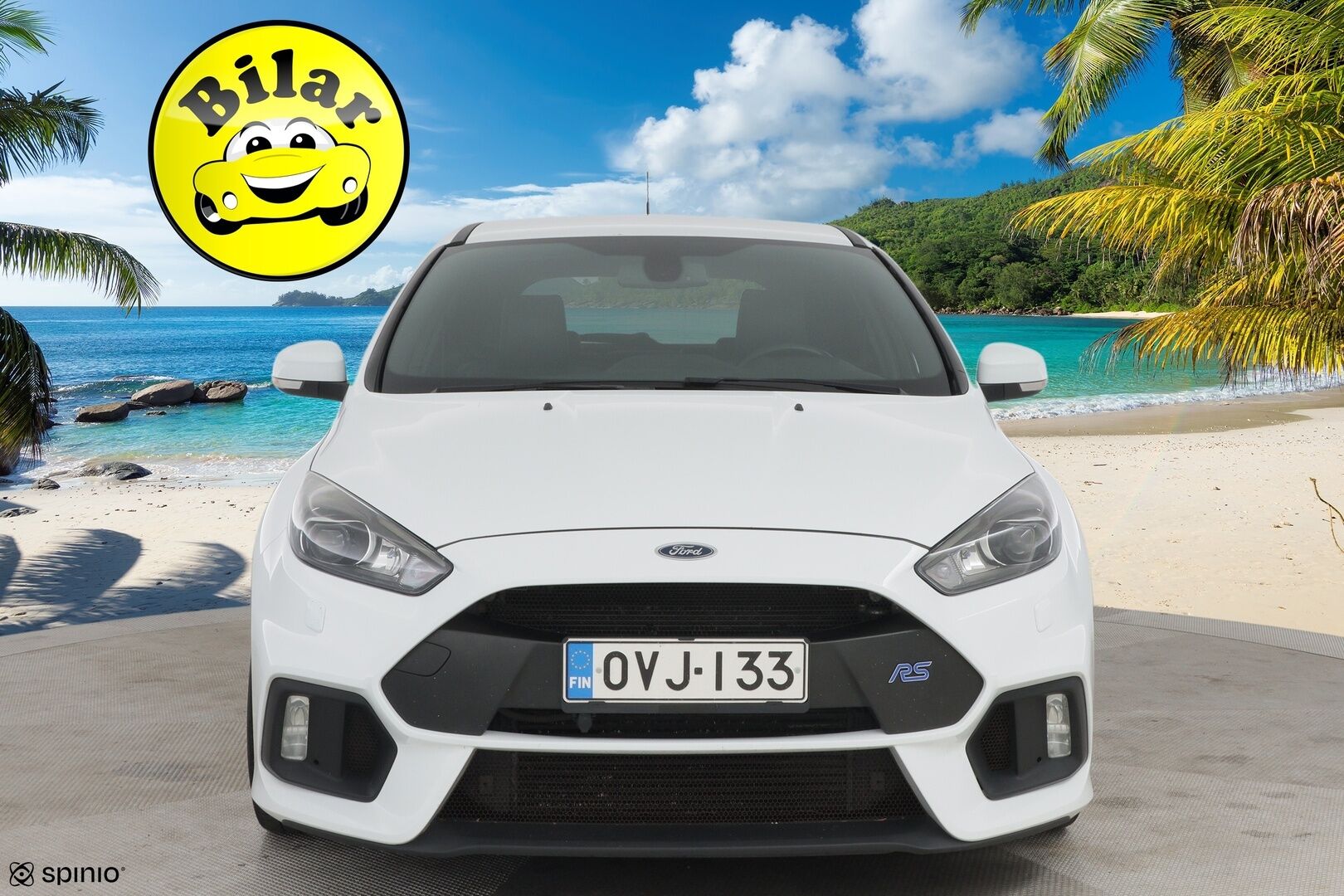 Ford Focus 2016 2,3 EcoBoost 350 hv start/stop M6 RS 5-ovinen - Suomi-Auto | Lämmitettävä tuulilasi | Vakionopeudensäädin | Peruutuskamera | Keyless | Lämmitettävä ohjauspyörä | 2x Avain | Launch Control 