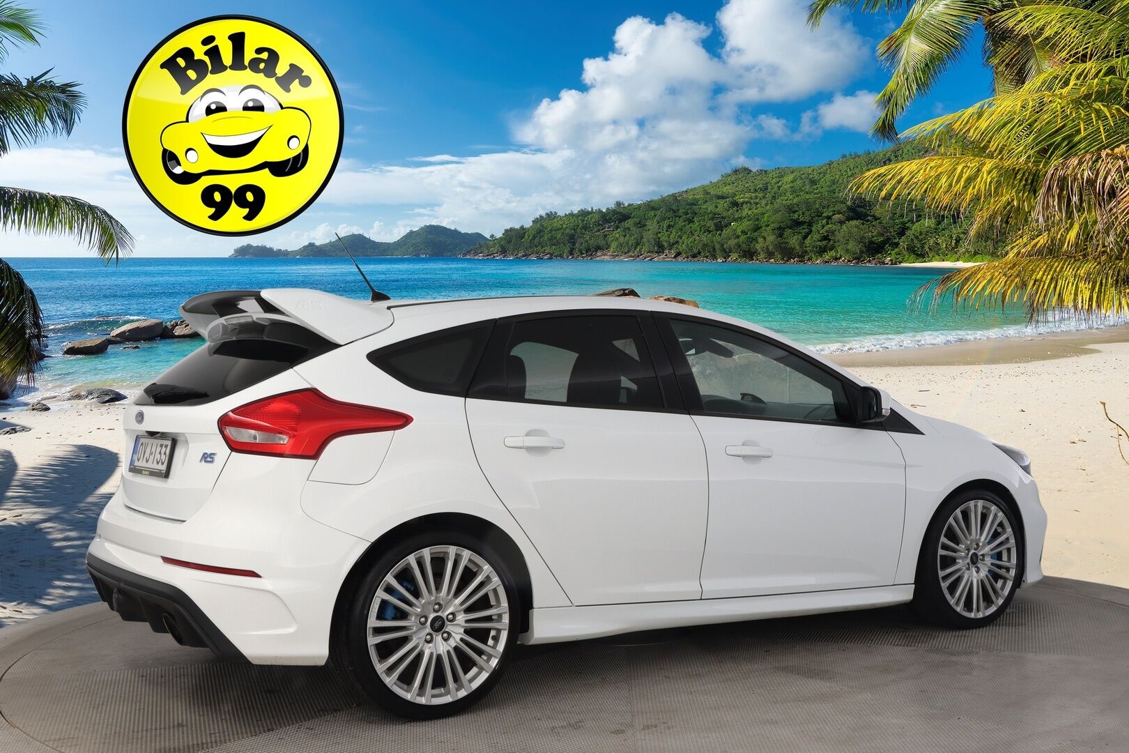 Ford Focus 2016 2,3 EcoBoost 350 hv start/stop M6 RS 5-ovinen Vakionopeudensäädin / Peruutuskamera / Keyless / Lämmitettävä Tuulilasi - Suomi-Auto / Lämmitettävä ohjauspyörä / 2x Avain / Launch Control 