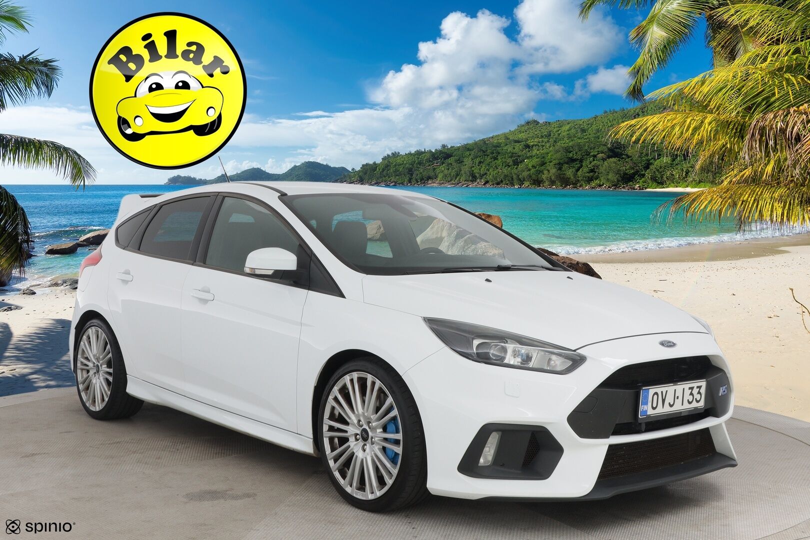 Ford Focus 2016 2,3 EcoBoost 350 hv start/stop M6 RS 5-ovinen - Suomi-Auto | Lämmitettävä tuulilasi | Vakionopeudensäädin | Peruutuskamera | Keyless | Lämmitettävä ohjauspyörä | 2x Avain | Launch Control 