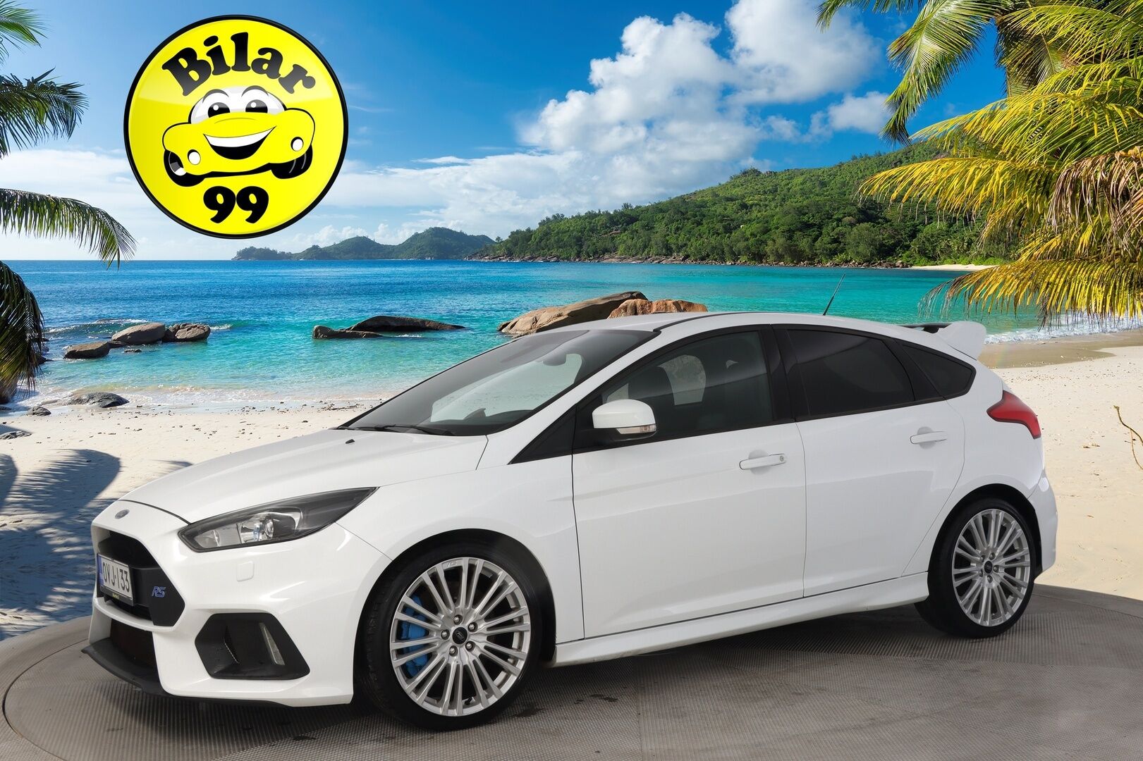 Ford Focus 2016 2,3 EcoBoost 350 hv start/stop M6 RS 5-ovinen Vakionopeudensäädin / Peruutuskamera / Keyless / Lämmitettävä Tuulilasi - Suomi-Auto / Lämmitettävä ohjauspyörä / 2x Avain / Launch Control 