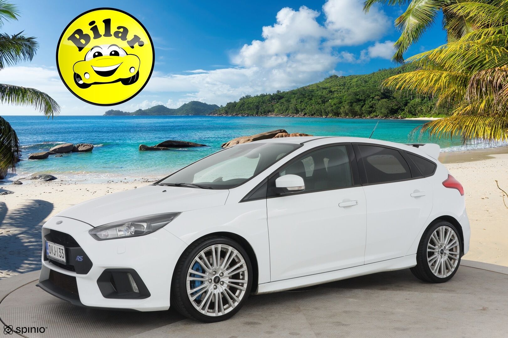 Ford Focus 2016 2,3 EcoBoost 350 hv start/stop M6 RS 5-ovinen - Suomi-Auto | Lämmitettävä tuulilasi | Vakionopeudensäädin | Peruutuskamera | Keyless | Lämmitettävä ohjauspyörä | 2x Avain | Launch Control 