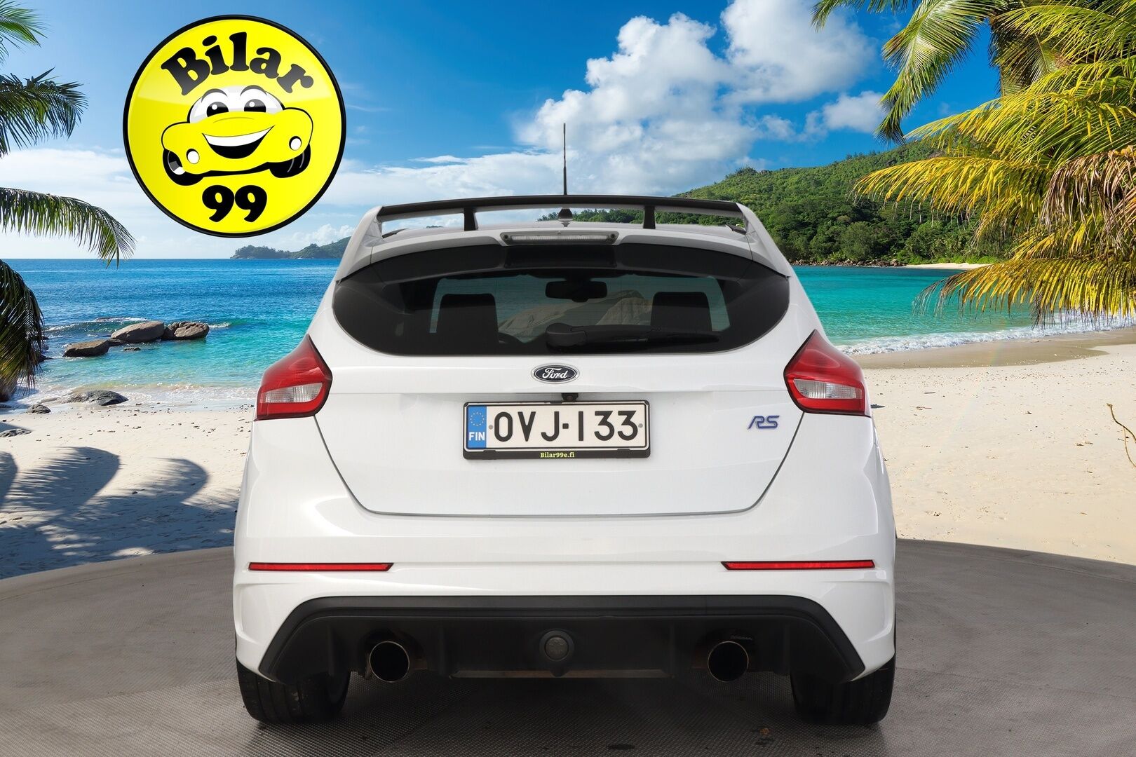 Ford Focus 2016 2,3 EcoBoost 350 hv start/stop M6 RS 5-ovinen Vakionopeudensäädin / Peruutuskamera / Keyless / Lämmitettävä Tuulilasi - Suomi-Auto / Lämmitettävä ohjauspyörä / 2x Avain / Launch Control 