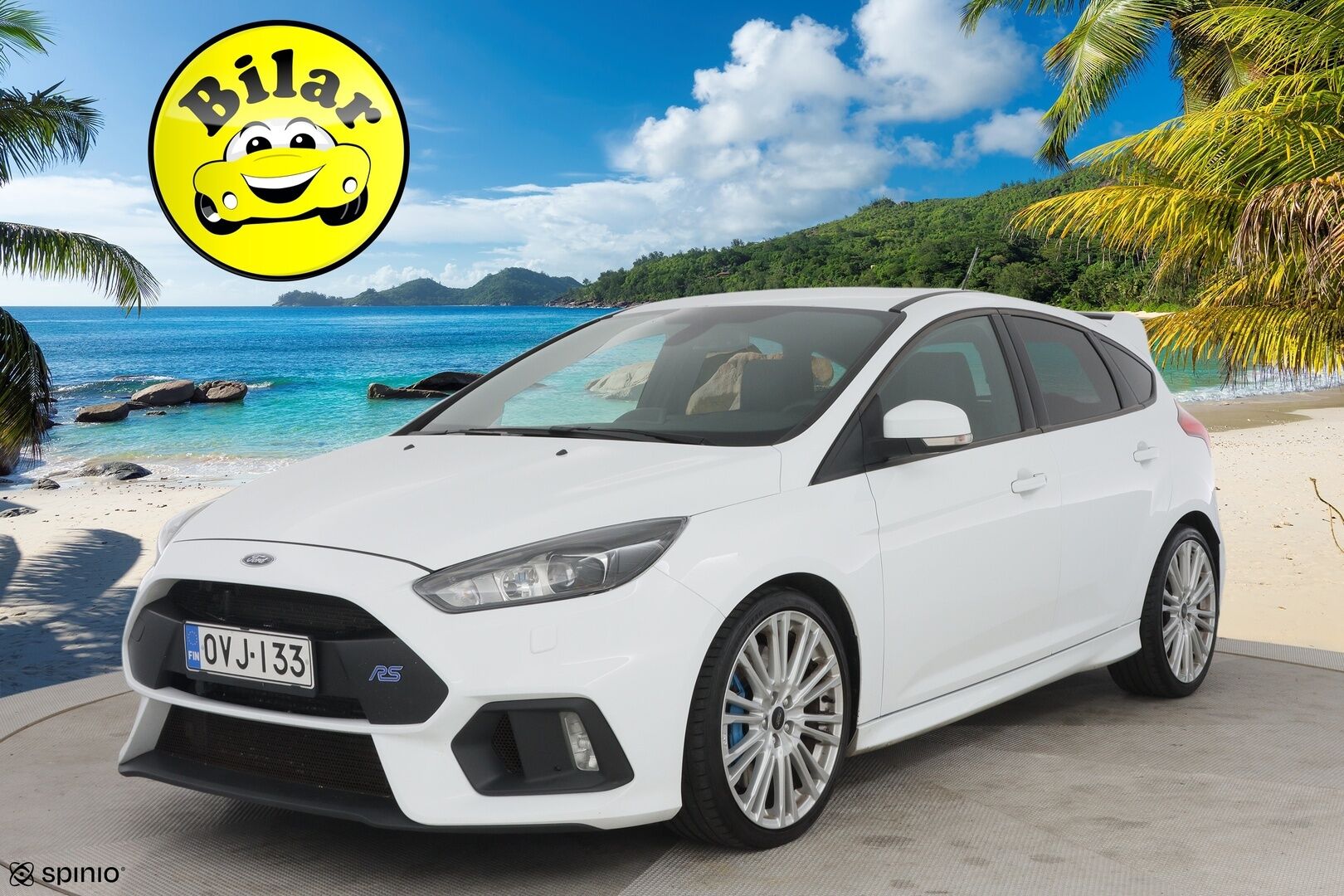Ford Focus 2016 2,3 EcoBoost 350 hv start/stop M6 RS 5-ovinen - Suomi-Auto | Lämmitettävä tuulilasi | Vakionopeudensäädin | Peruutuskamera | Keyless | Lämmitettävä ohjauspyörä | 2x Avain | Launch Control 