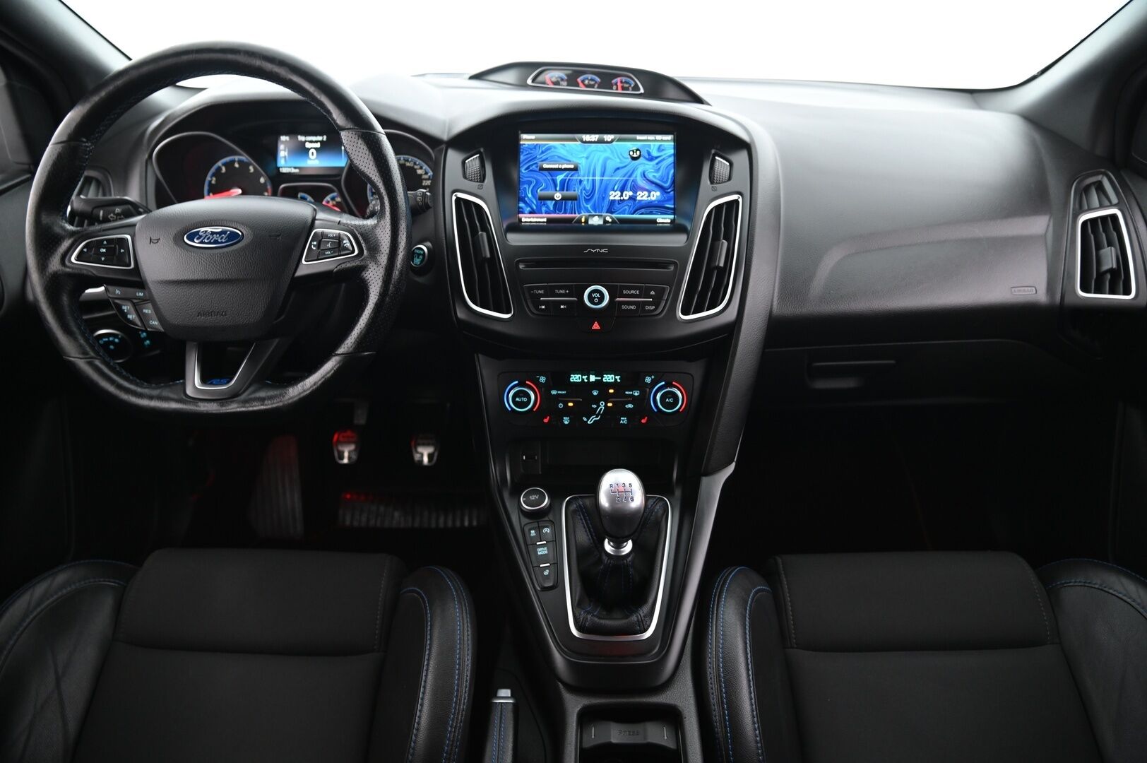Ford Focus 2016 2,3 EcoBoost 350 hv start/stop M6 RS 5-ovinen Vakionopeudensäädin / Peruutuskamera / Keyless / Lämmitettävä Tuulilasi - Suomi-Auto / Lämmitettävä ohjauspyörä / 2x Avain / Launch Control 