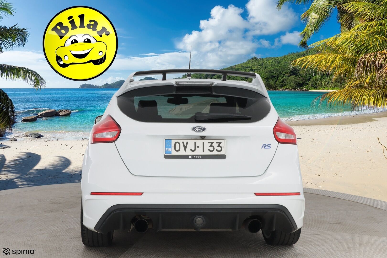 Ford Focus 2016 2,3 EcoBoost 350 hv start/stop M6 RS 5-ovinen - Suomi-Auto | Lämmitettävä tuulilasi | Vakionopeudensäädin | Peruutuskamera | Keyless | Lämmitettävä ohjauspyörä | 2x Avain | Launch Control 