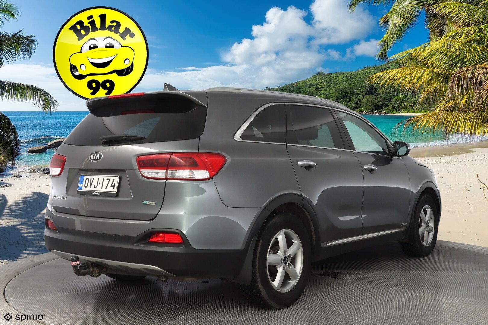 Kia Sorento 2016 2.2 CRDi AWD EX A/T 5P * Vakkari / Vetokoukku / Sähköpenkki / Peruutuskamera / Lohkolämmitin * - Suomi-auto / Juuri huollettu / Kahdet renkaat ja vanteet