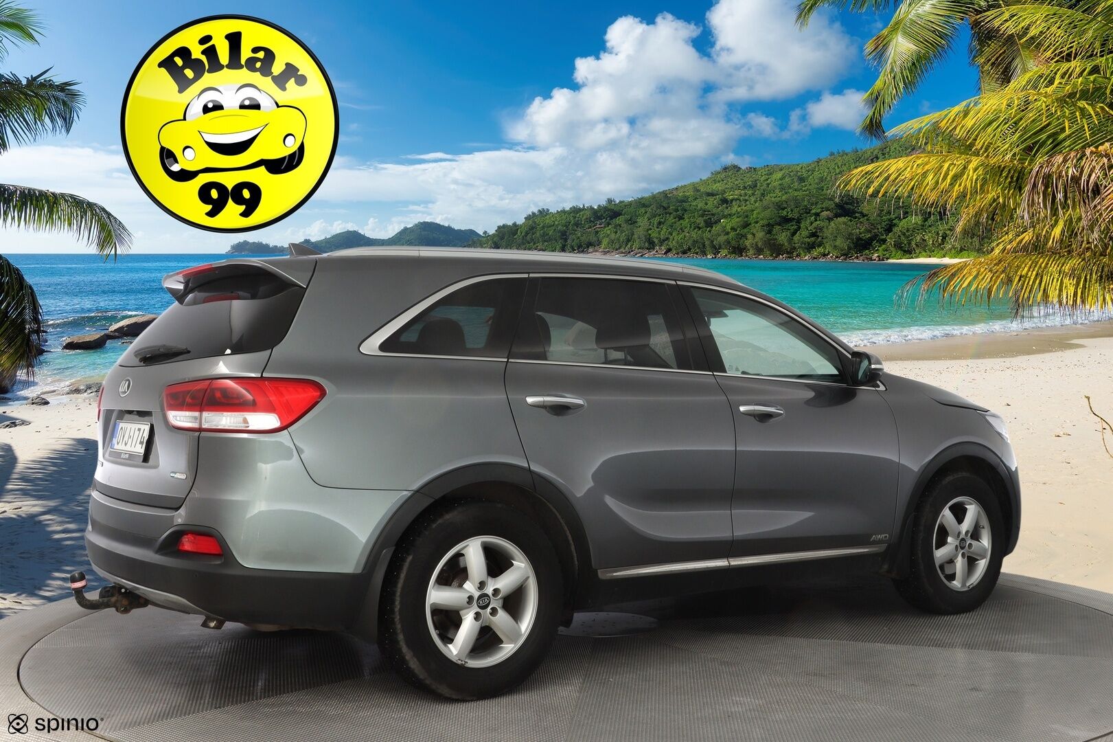 Kia Sorento 2016 2.2 CRDi AWD EX A/T 5P * Vakkari / Vetokoukku / Sähköpenkki / Peruutuskamera / Lohkolämmitin * - Suomi-auto / Juuri huollettu - HULLU BLACKWEEK KORKOTARJOUS 2,49%