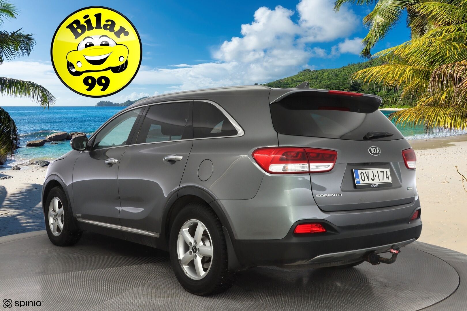 Kia Sorento 2016 2.2 CRDi AWD EX A/T 5P * Vakkari / Vetokoukku / Sähköpenkki / Peruutuskamera / Lohkolämmitin * - Suomi-auto / Juuri huollettu / Kahdet renkaat ja vanteet