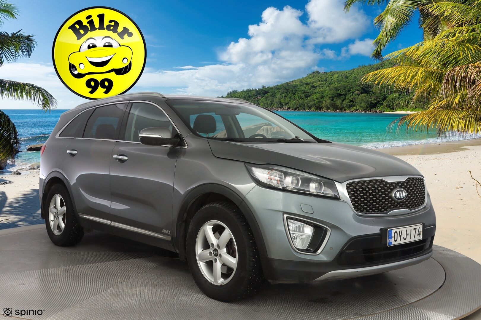 Kia Sorento 2016 2.2 CRDi AWD EX A/T 5P * Vakkari / Vetokoukku / Sähköpenkki / Peruutuskamera / Lohkolämmitin * - Suomi-auto / Juuri huollettu / Kahdet renkaat ja vanteet