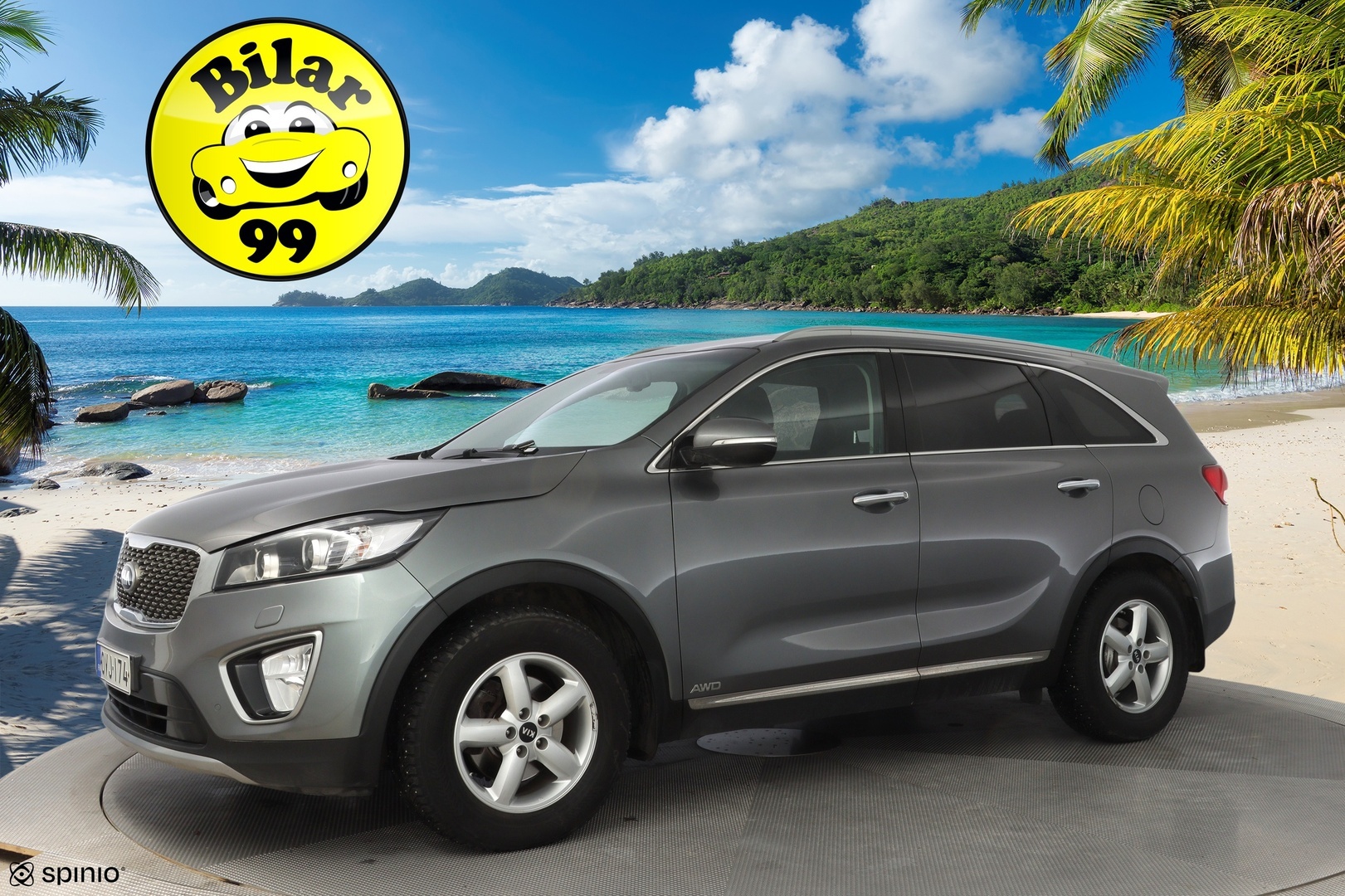 Kia Sorento 2016 2.2 CRDi AWD EX A/T 5P * Vakkari / Vetokoukku / Sähköpenkki / Peruutuskamera / Lohkolämmitin * - Suomi-auto / Juuri huollettu - HULLU BLACKWEEK KORKOTARJOUS 2,49%