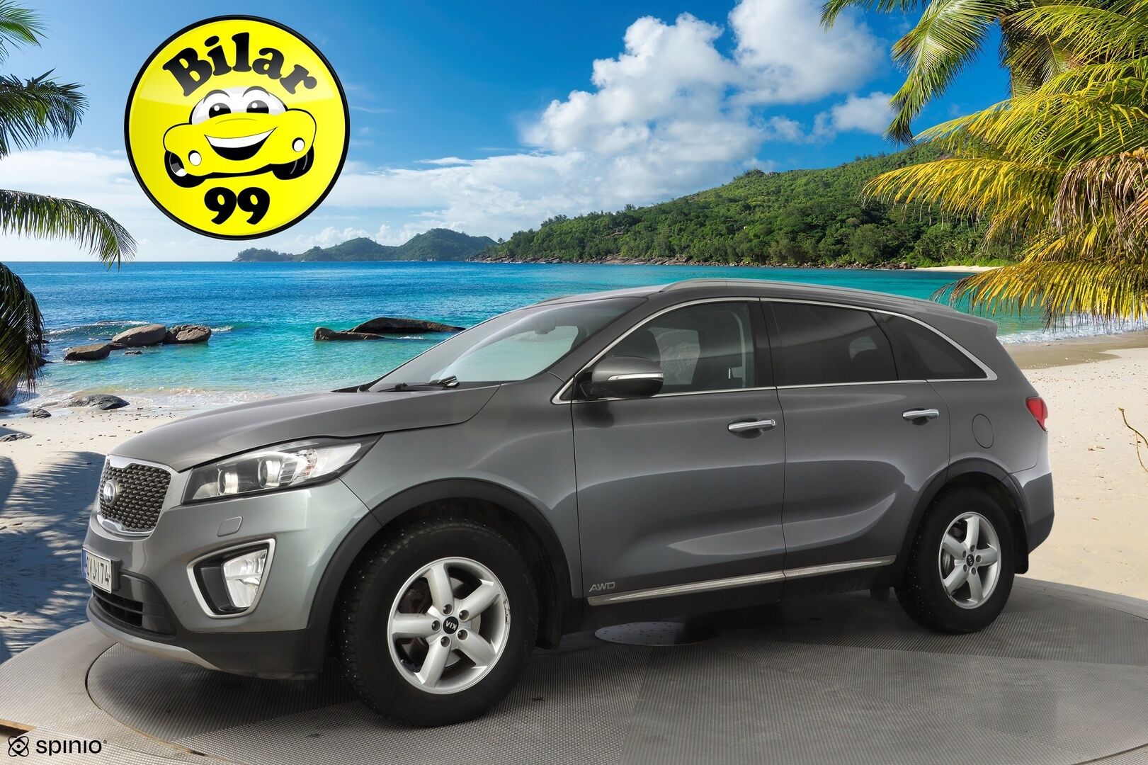 Kia Sorento 2016 2.2 CRDi AWD EX A/T 5P * Vakkari / Vetokoukku / Sähköpenkki / Peruutuskamera / Lohkolämmitin * - Suomi-auto / Juuri huollettu / Kahdet renkaat ja vanteet