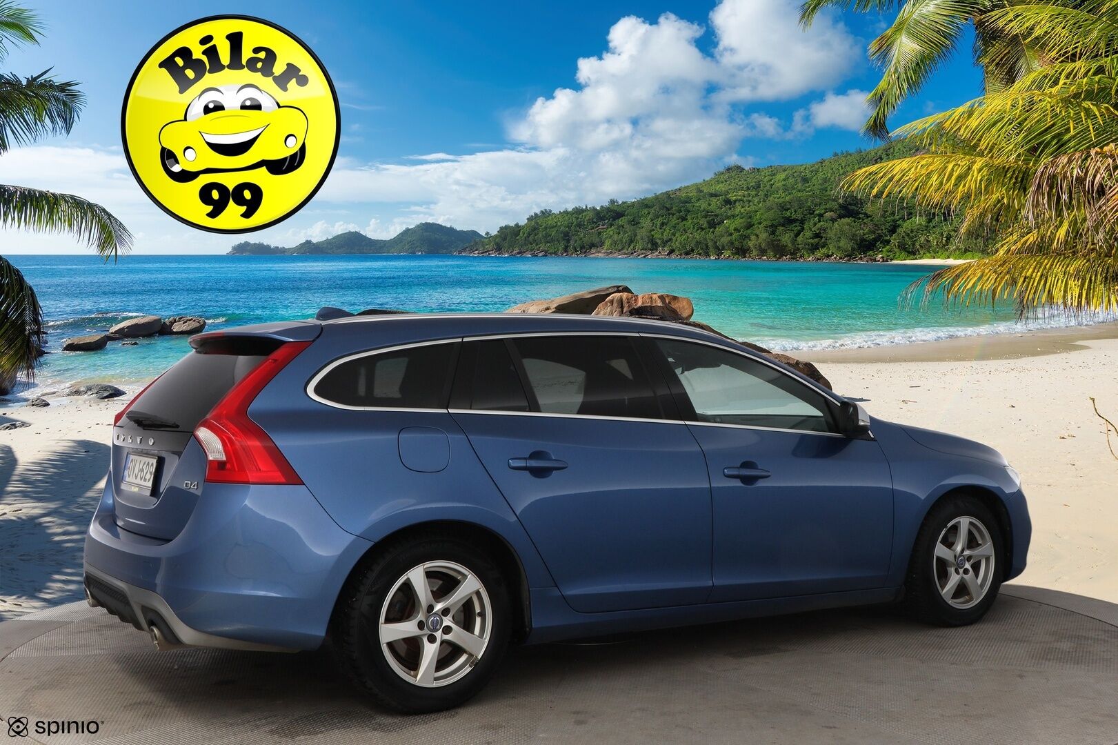 Volvo V60 2016 D4 R-Design Edition aut * 2OM Suomiauto / Webasto / Harman&Kardon / Nahka-Alcantara / Digimittari / KeylessGo - Jakopää hiljattain tehty / Metalliväri / 2x Renkaat aluvantein! - Osta nyt, maksa vasta ensi vuonna