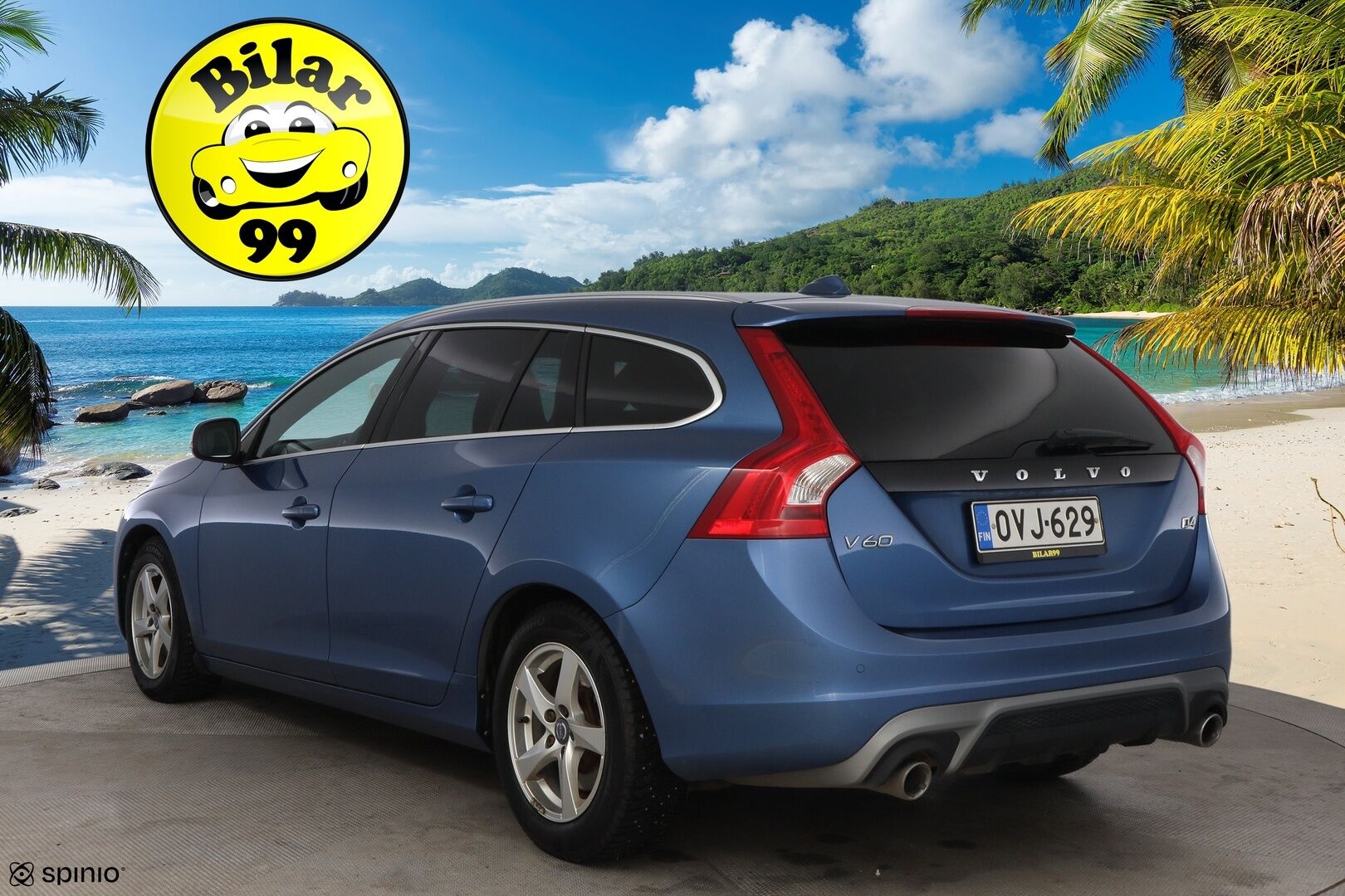 Volvo V60 2016 D4 R-Design Edition aut * 2OM Suomiauto / Webasto / Harman&Kardon / Nahka-Alcantara / Digimittari / KeylessGo - Jakopää hiljattain tehty / Metalliväri / 2x Renkaat aluvantein! - Osta nyt, maksa vasta ensi vuonna