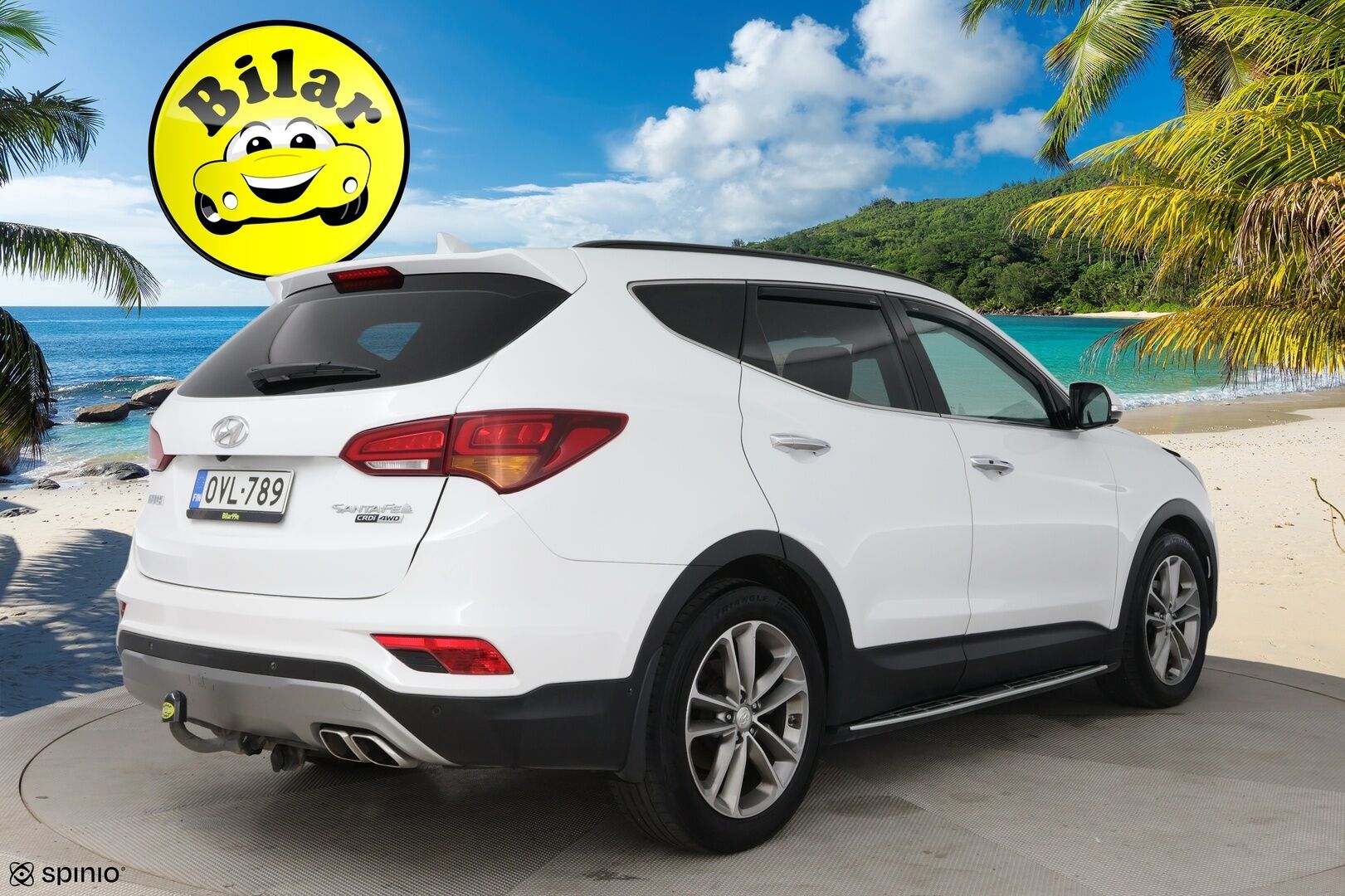 Hyundai Santa Fe 2016 4WD 2,2 CRDi 6AT Premium Business 7P - | Huippuvarusteet! | Adapt. vak. | Eber | Infinity audio | Panorama | BLIS | Koukku | Ilmastoidut nahat | Sähköpenkit | Lane assist | 360-kam. | Navi |