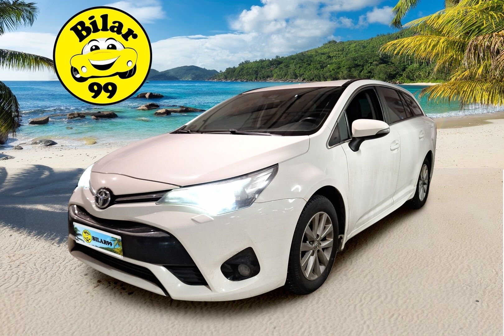 Toyota Avensis 2017 1,8 Valvematic Active Edition Touring Sports Multidrive S *Vakkari / Kamera / LED / Lohko + sis / Puolinahat* - Merkkihuollettu ja juuri katsastettu Suomiauto kaksilla hyvillä renkailla!