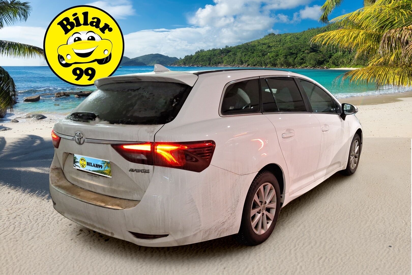 Toyota Avensis 2017 1,8 Valvematic Active Edition Touring Sports Multidrive S *Vakkari / Kamera / LED / Lohko + sis / Puolinahat* - Merkkihuollettu ja juuri katsastettu Suomiauto kaksilla hyvillä renkailla!