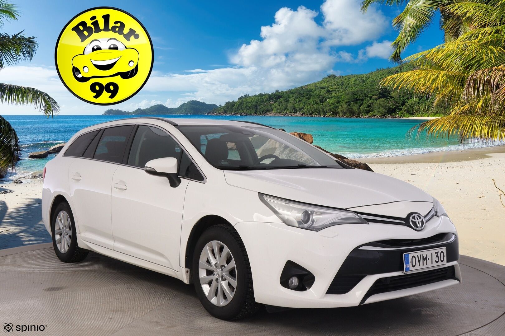 Toyota Avensis 2017 1,8 Valvematic Active Edition Touring Sports Multidrive S *Vakkari / Kamera / LED / Lohko + sis / Puolinahat* - Merkkihuollettu ja juuri katsastettu Suomiauto kaksilla hyvillä renkailla!
