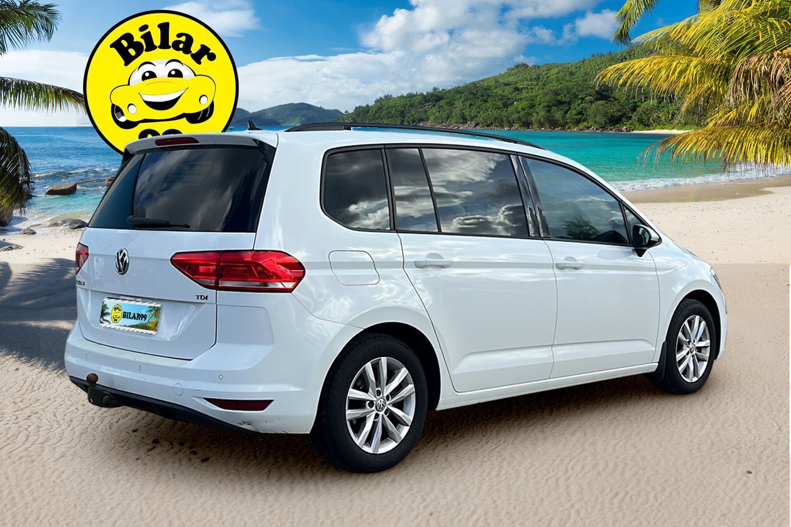 Volkswagen Touran 2017 Comfortline 1,6 TDI 85 kW (115 hv) - Suomiauto / Webasto / Adapt.Vakkari / KeylessGo / Navi / Peruutustutkat / Jakopää tehty / 2x Hyvät renkaat aluvantein!